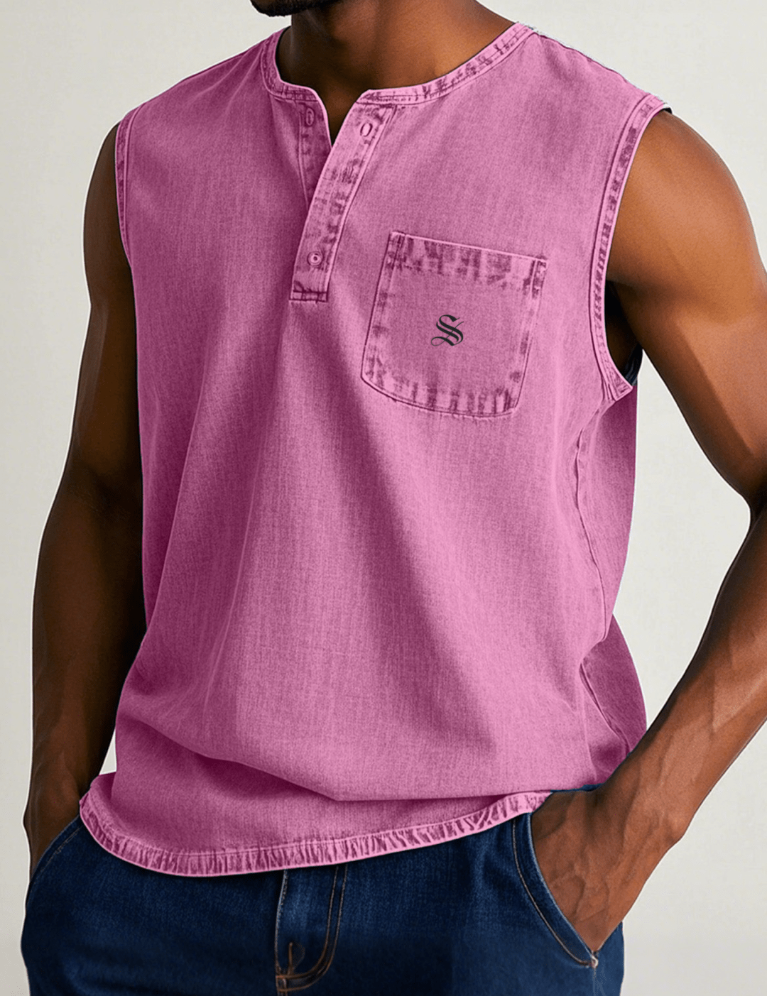 Otag 2 - Tank Top for Men - Sarman Fashion - Wholesale Clothing Fashion Brand for Men from Canada