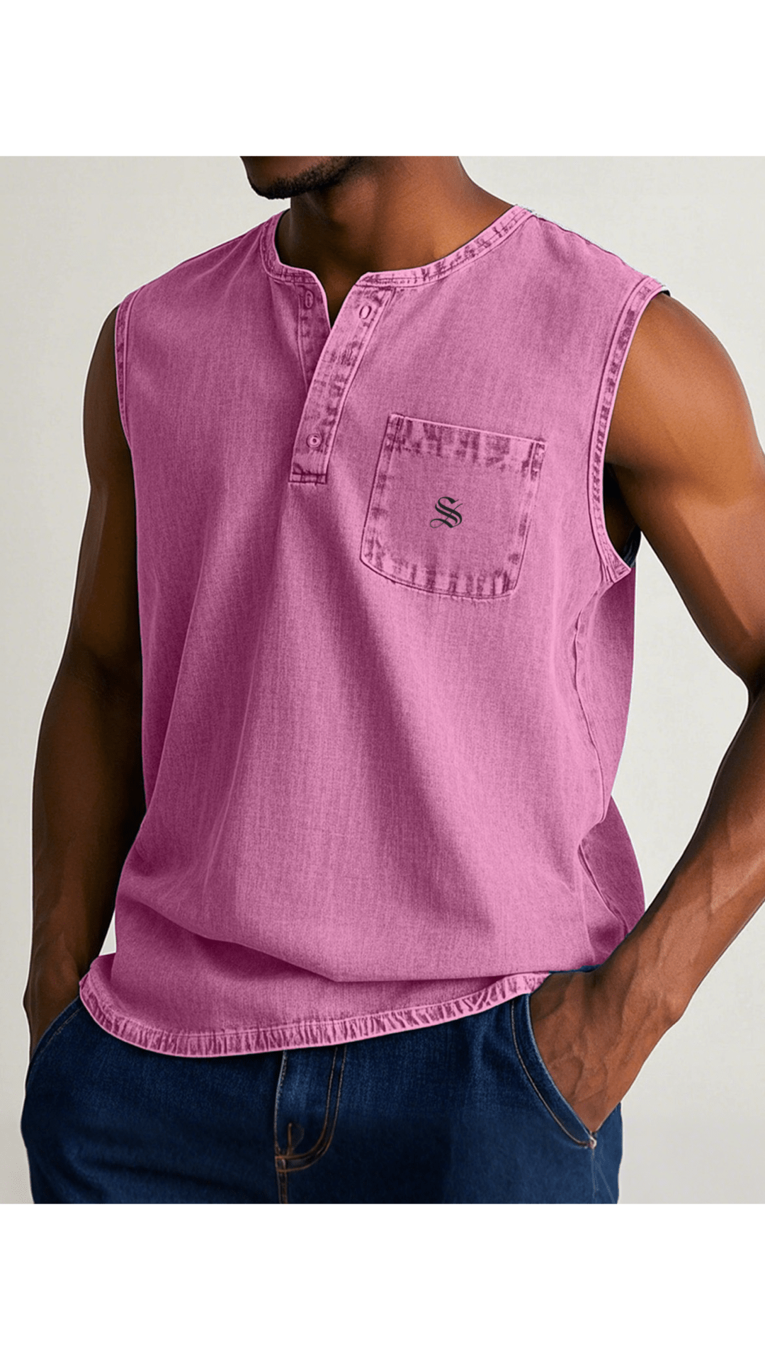 Otag 2 - Tank Top for Men - Sarman Fashion - Wholesale Clothing Fashion Brand for Men from Canada