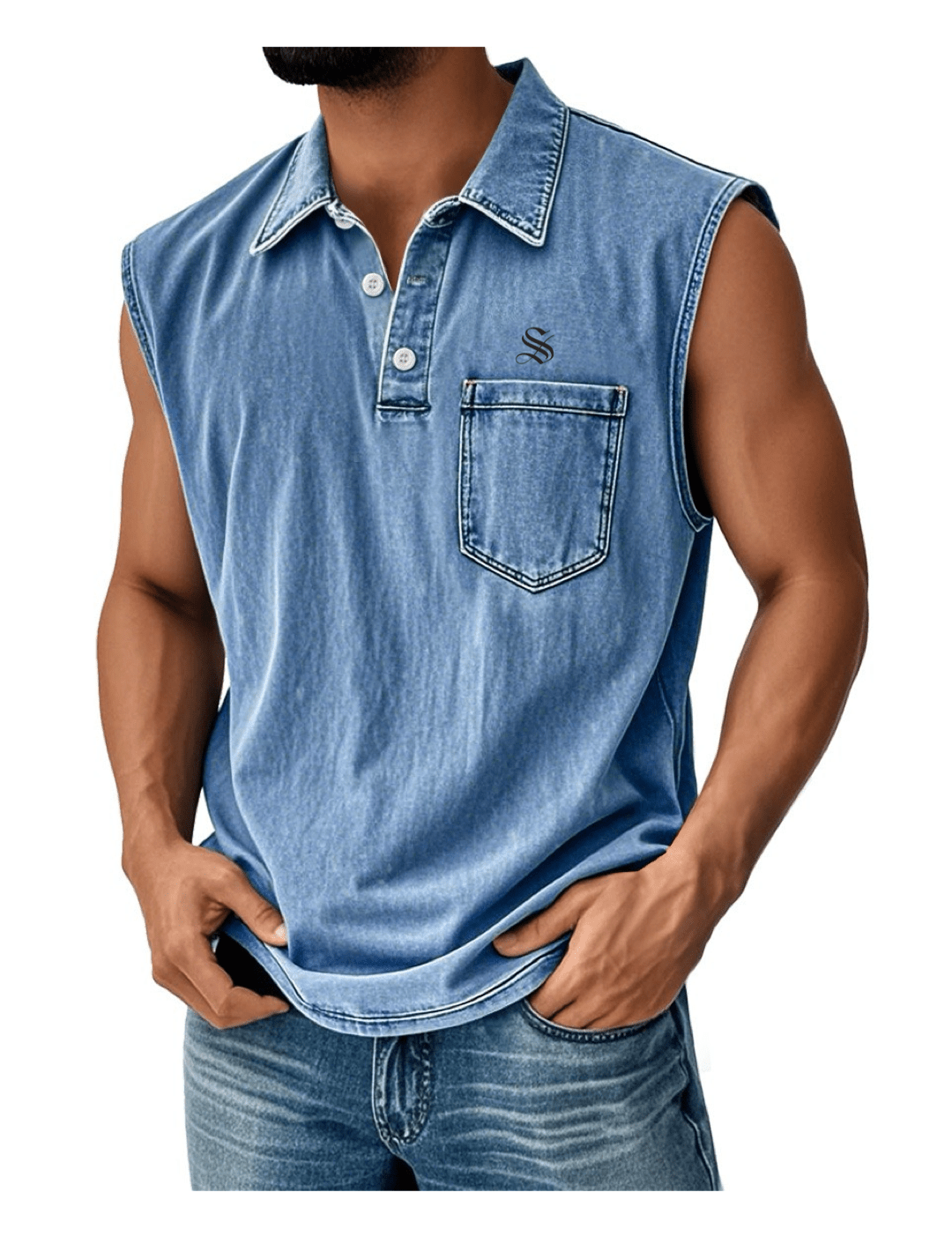 Otag 2 - Tank Top for Men - Sarman Fashion - Wholesale Clothing Fashion Brand for Men from Canada