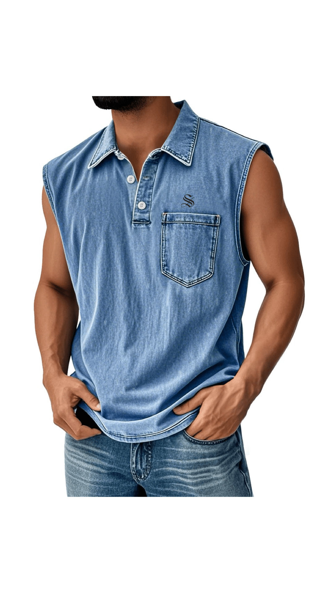 Otag 2 - Tank Top for Men - Sarman Fashion - Wholesale Clothing Fashion Brand for Men from Canada
