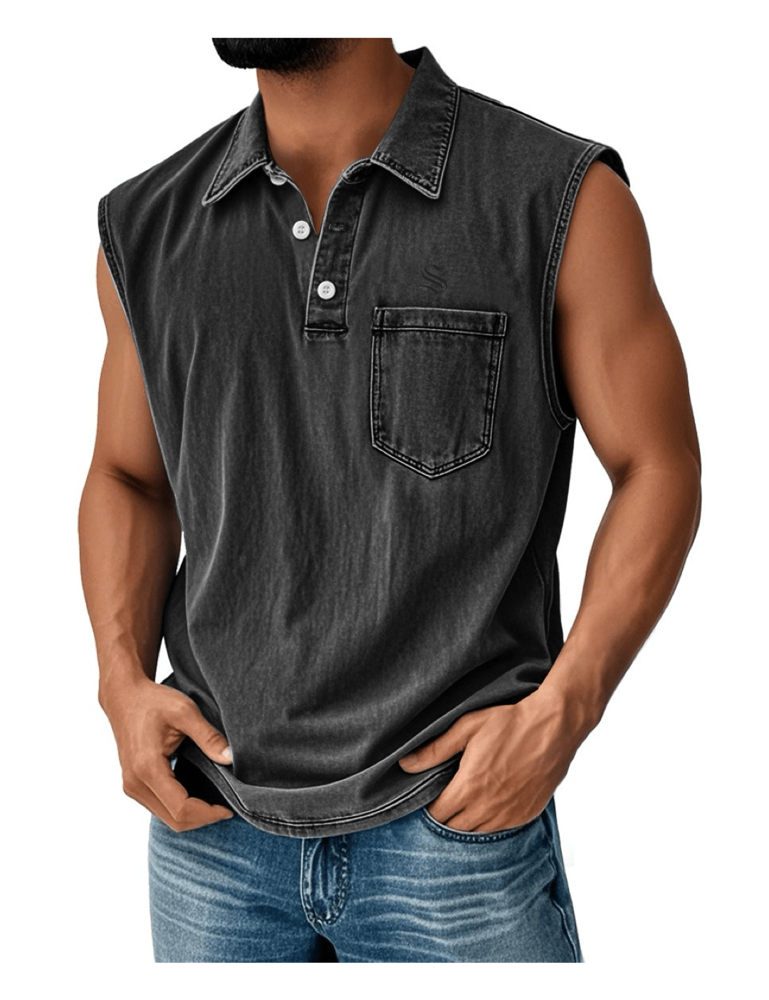 Otag 2 - Tank Top for Men - Sarman Fashion - Wholesale Clothing Fashion Brand for Men from Canada