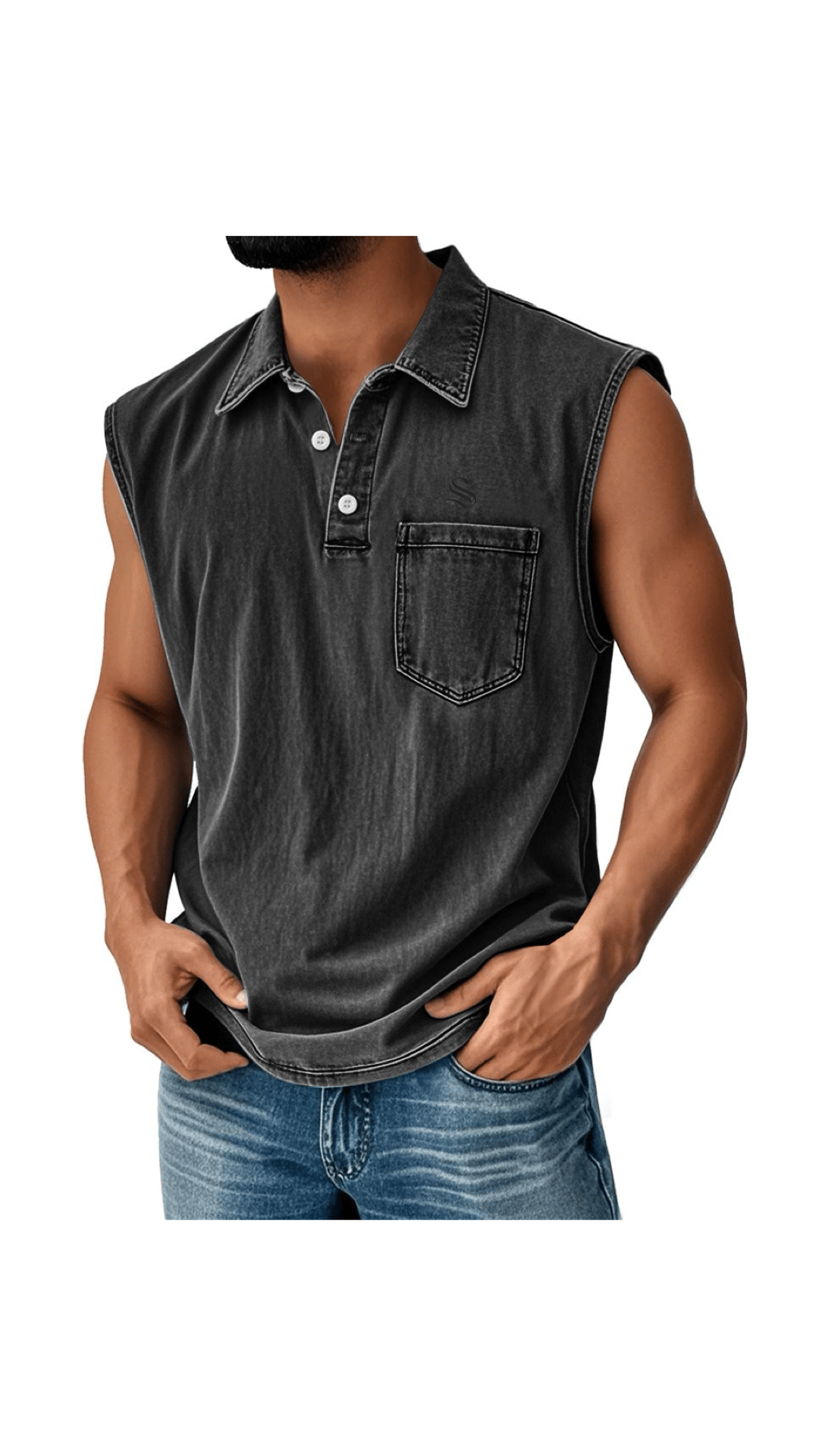 Otag 2 - Tank Top for Men - Sarman Fashion - Wholesale Clothing Fashion Brand for Men from Canada