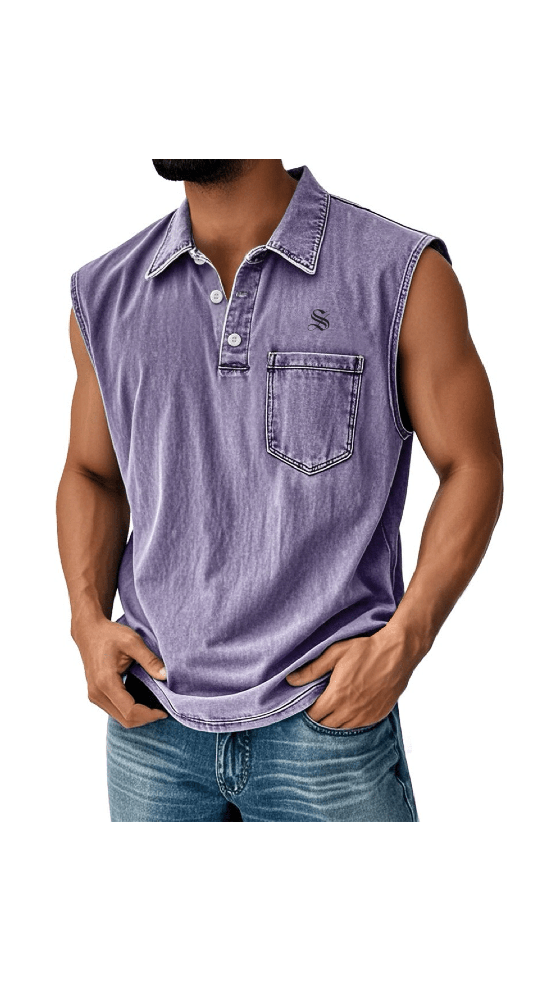 Otag 2 - Tank Top for Men - Sarman Fashion - Wholesale Clothing Fashion Brand for Men from Canada