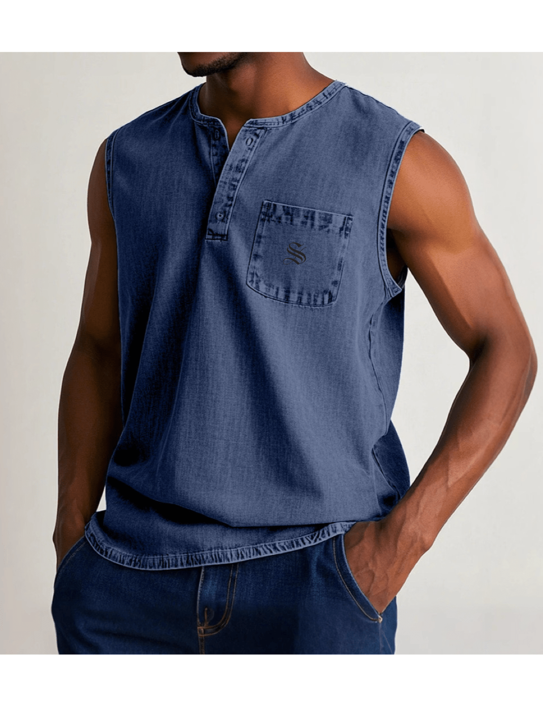 Otag 2 - Tank Top for Men - Sarman Fashion - Wholesale Clothing Fashion Brand for Men from Canada