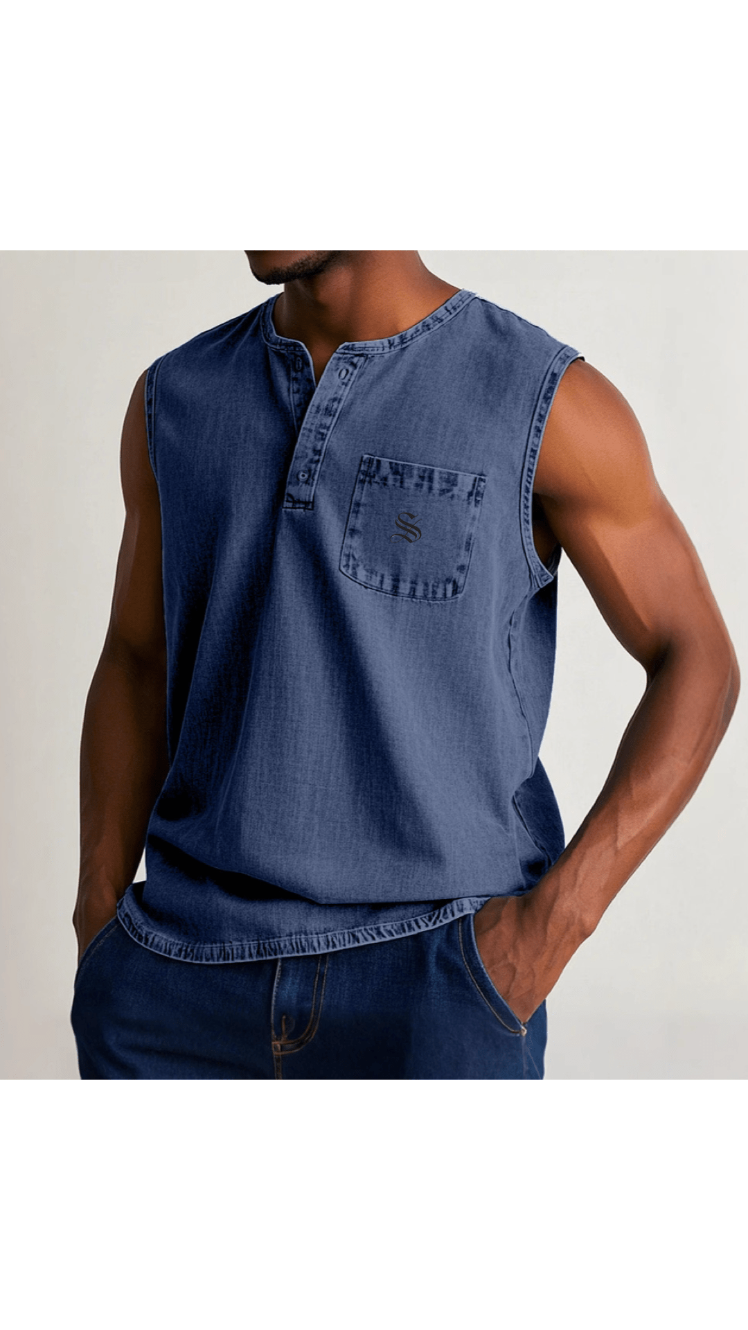 Otag 2 - Tank Top for Men - Sarman Fashion - Wholesale Clothing Fashion Brand for Men from Canada