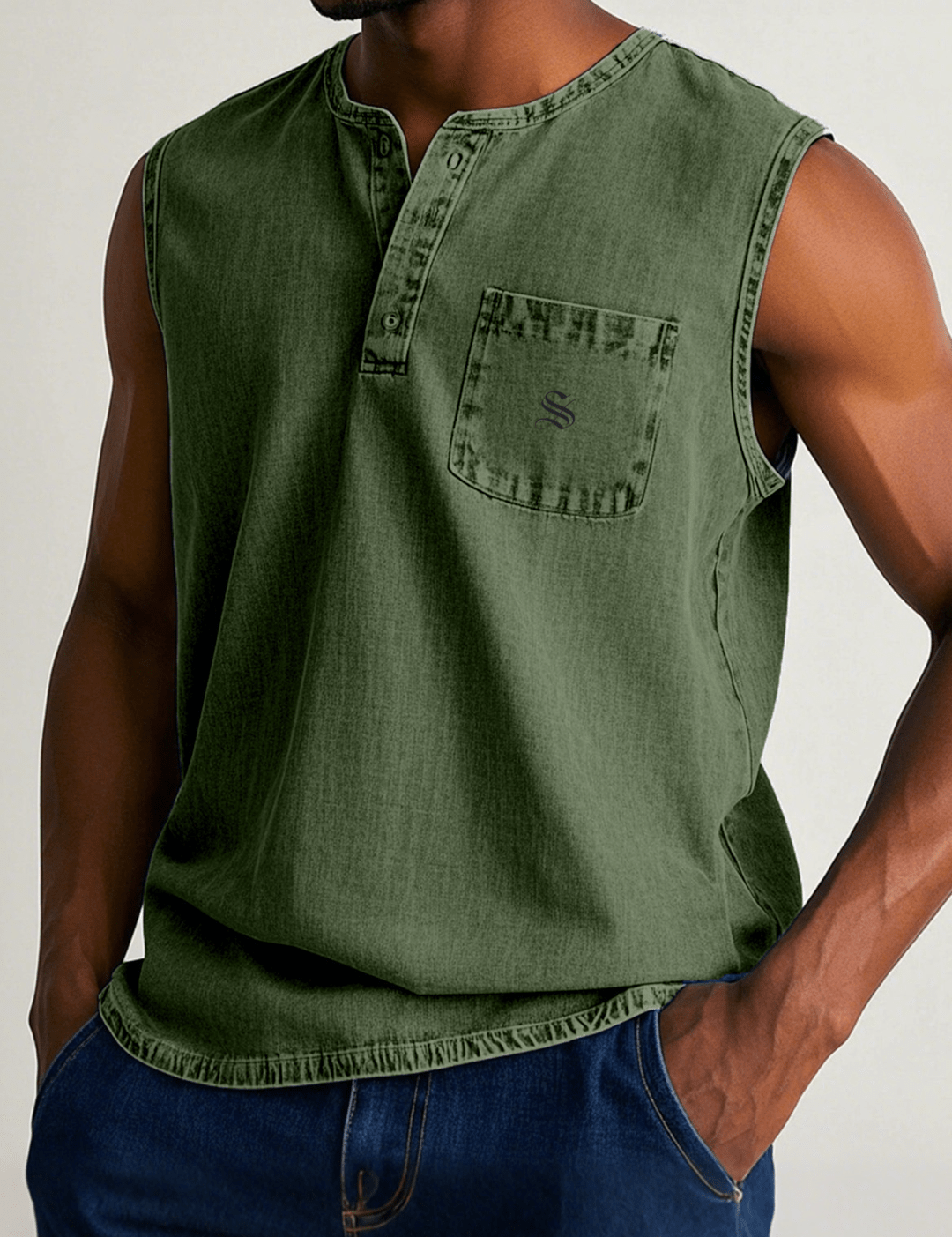 Otag 2 - Tank Top for Men - Sarman Fashion - Wholesale Clothing Fashion Brand for Men from Canada