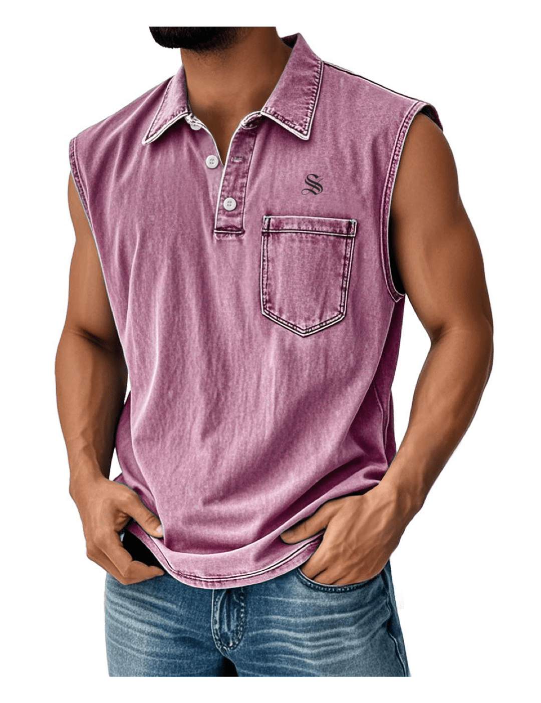 Otag 2 - Tank Top for Men - Sarman Fashion - Wholesale Clothing Fashion Brand for Men from Canada