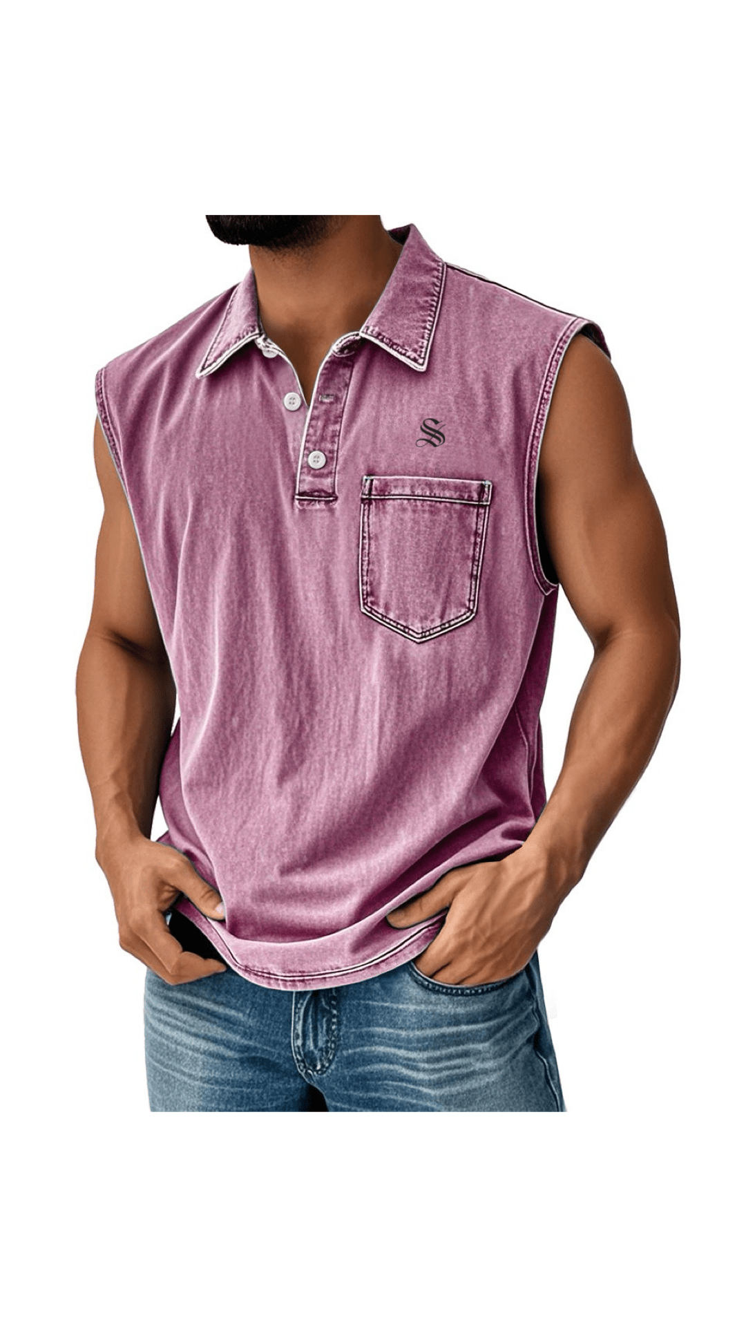 Otag 2 - Tank Top for Men - Sarman Fashion - Wholesale Clothing Fashion Brand for Men from Canada