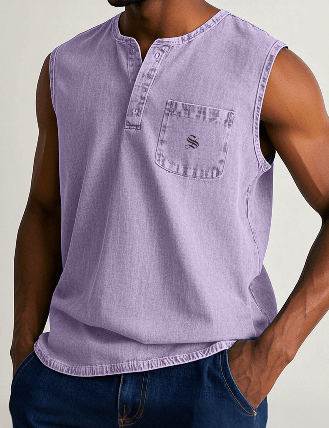 Otag 2 - Tank Top for Men - Sarman Fashion - Wholesale Clothing Fashion Brand for Men from Canada