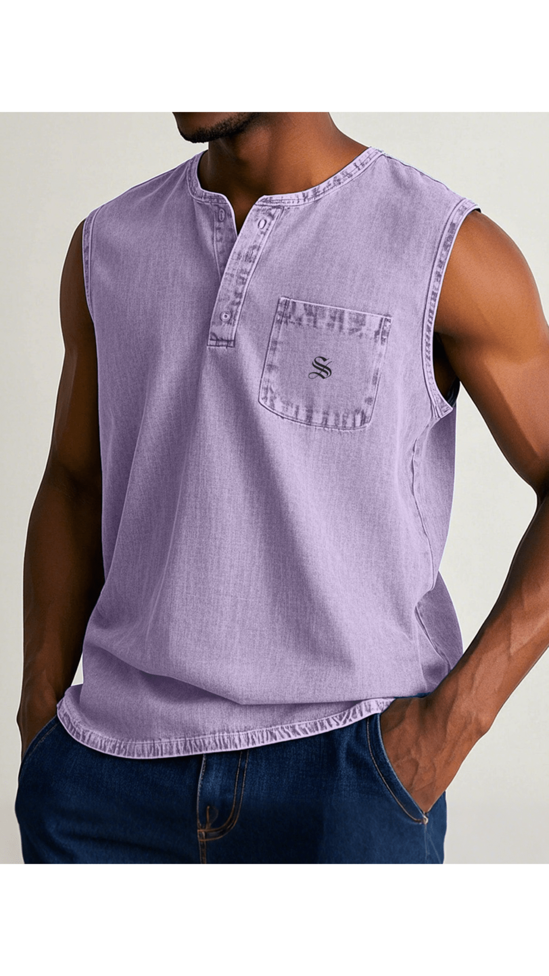 Otag 2 - Tank Top for Men - Sarman Fashion - Wholesale Clothing Fashion Brand for Men from Canada