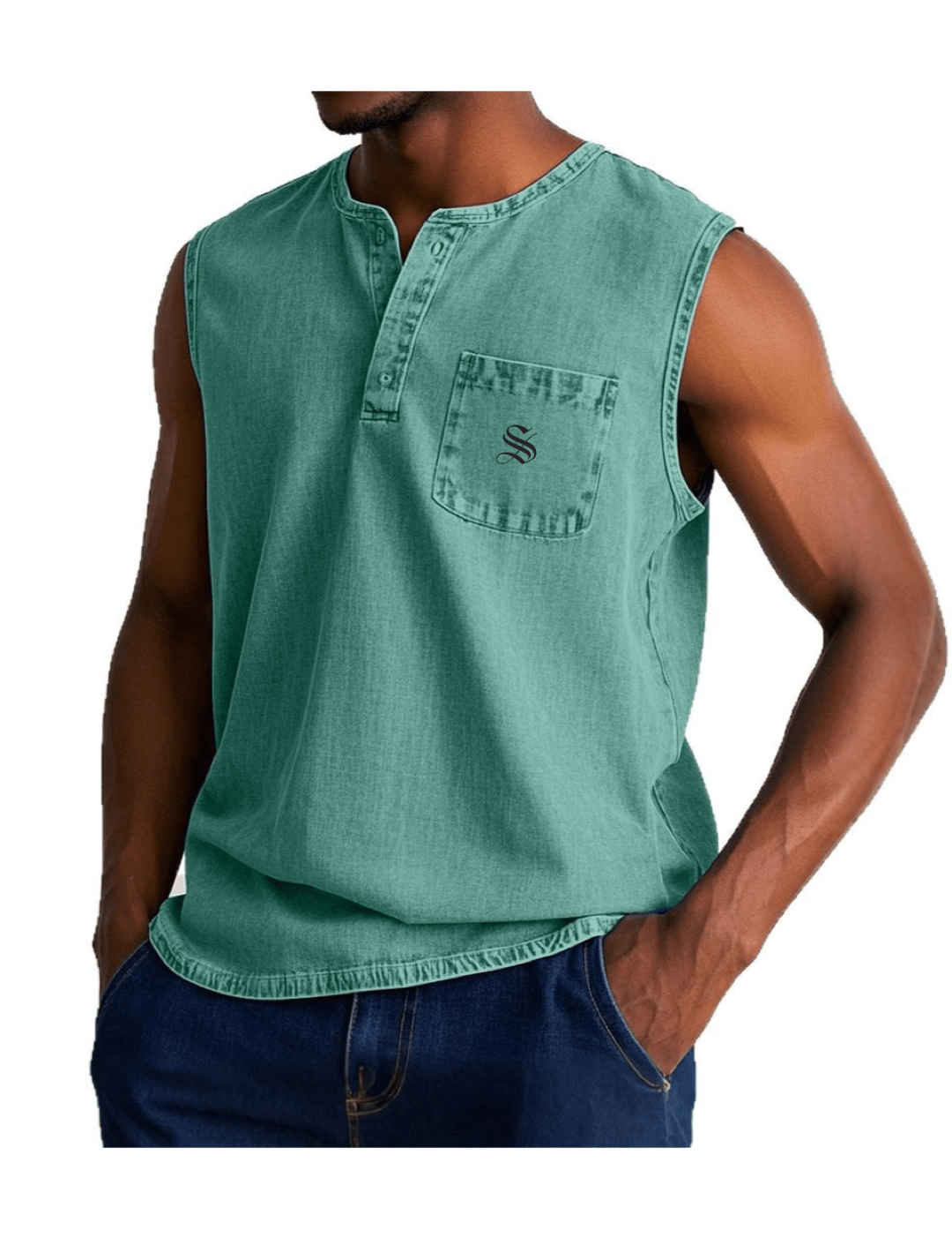 Otag 2 - Tank Top for Men - Sarman Fashion - Wholesale Clothing Fashion Brand for Men from Canada