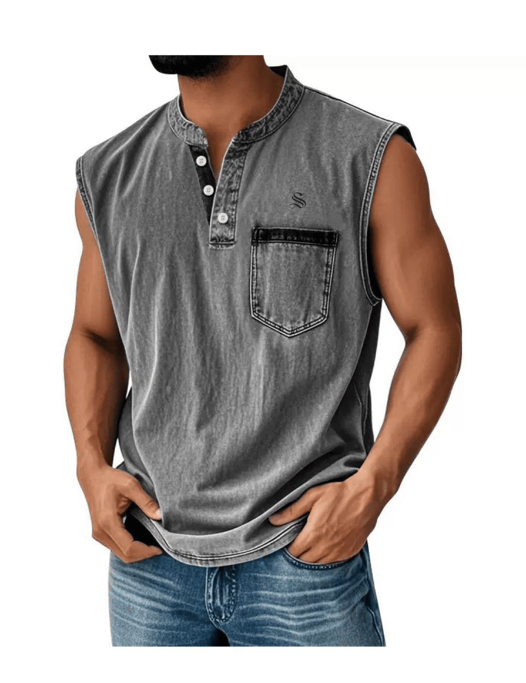 Otag 21 - Tank Top for Men - Sarman Fashion - Wholesale Clothing Fashion Brand for Men from Canada