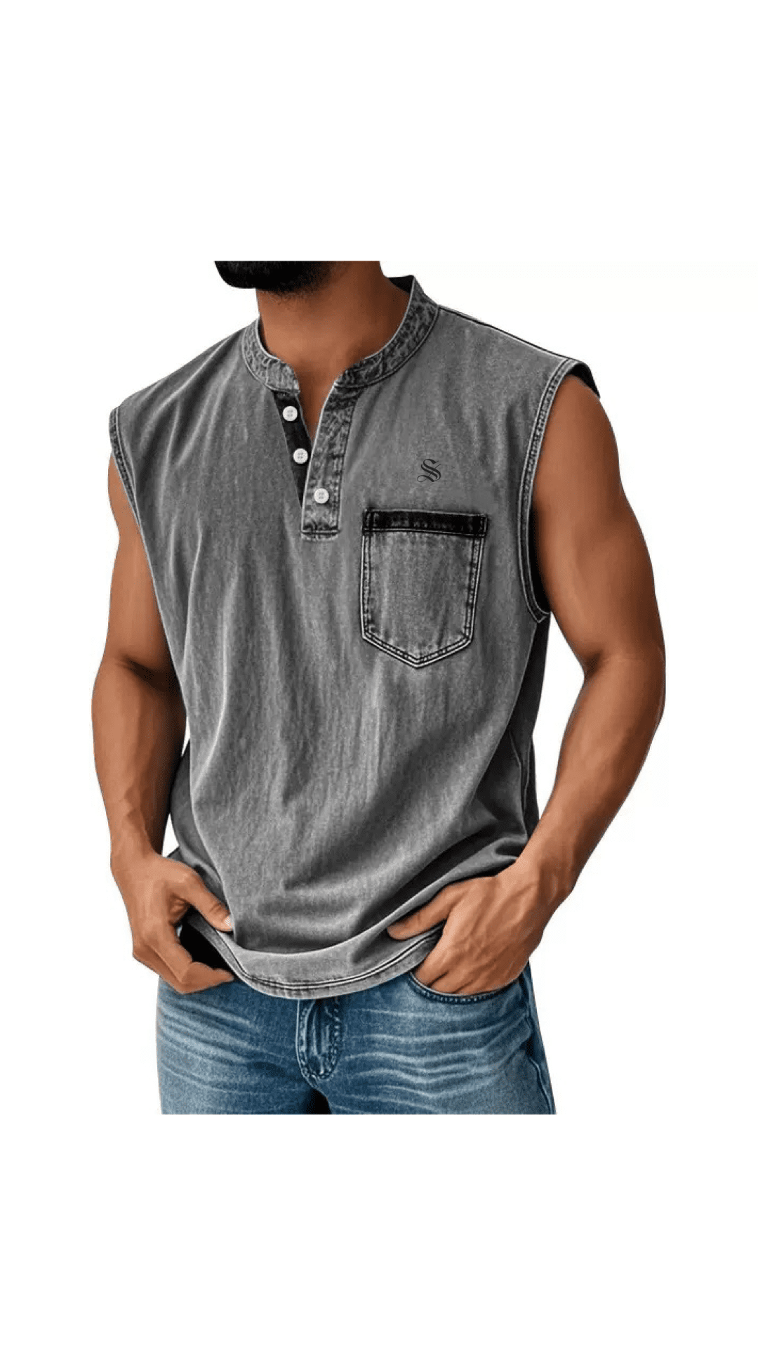 Otag 21 - Tank Top for Men - Sarman Fashion - Wholesale Clothing Fashion Brand for Men from Canada
