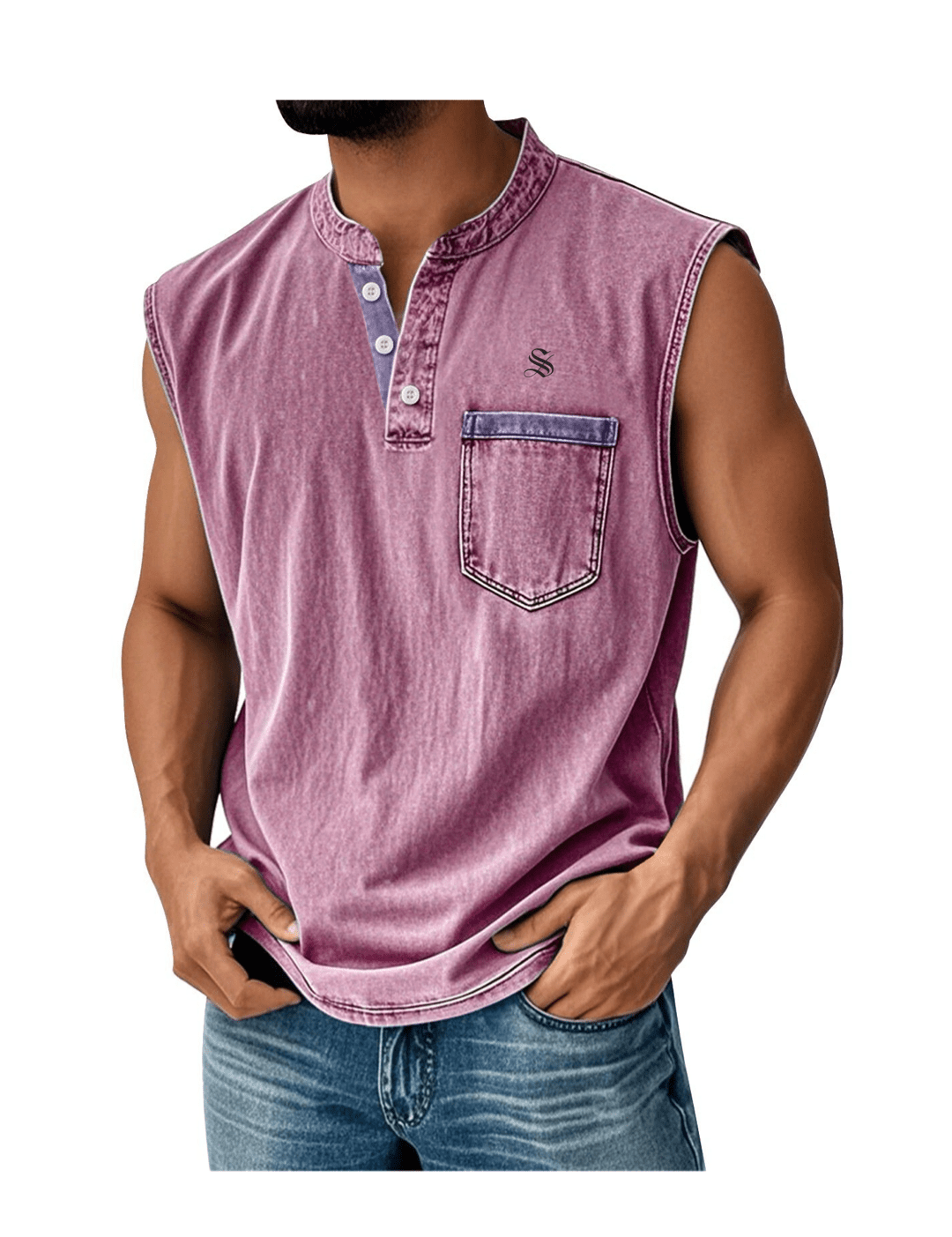Otag 21 - Tank Top for Men - Sarman Fashion - Wholesale Clothing Fashion Brand for Men from Canada