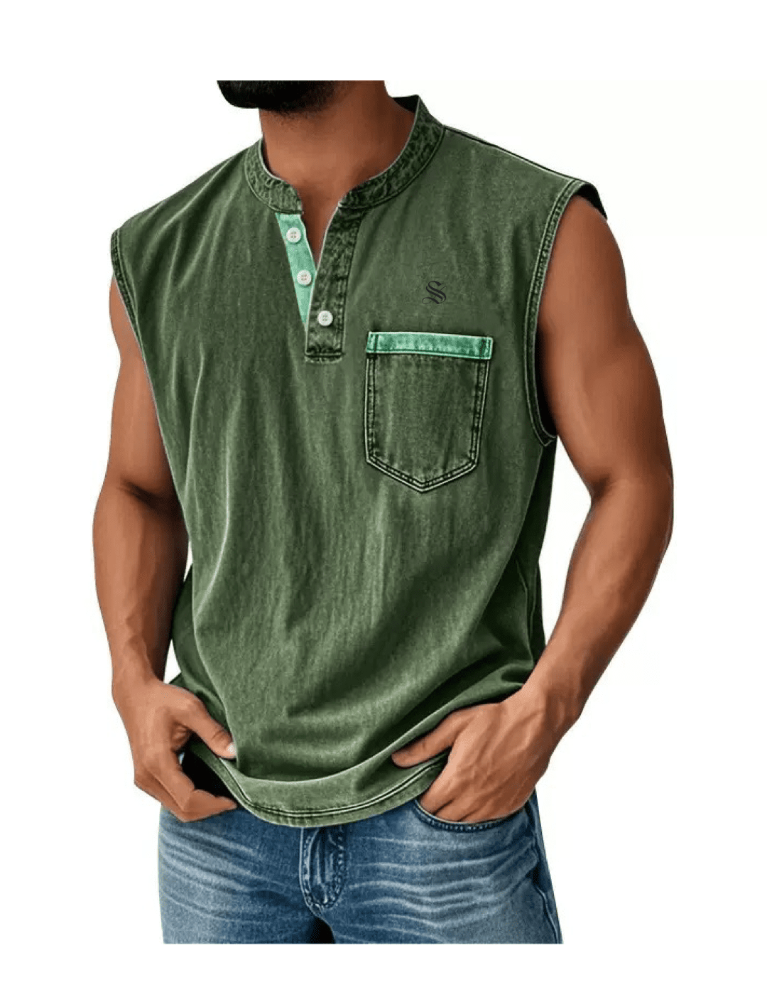 Otag 21 - Tank Top for Men - Sarman Fashion - Wholesale Clothing Fashion Brand for Men from Canada