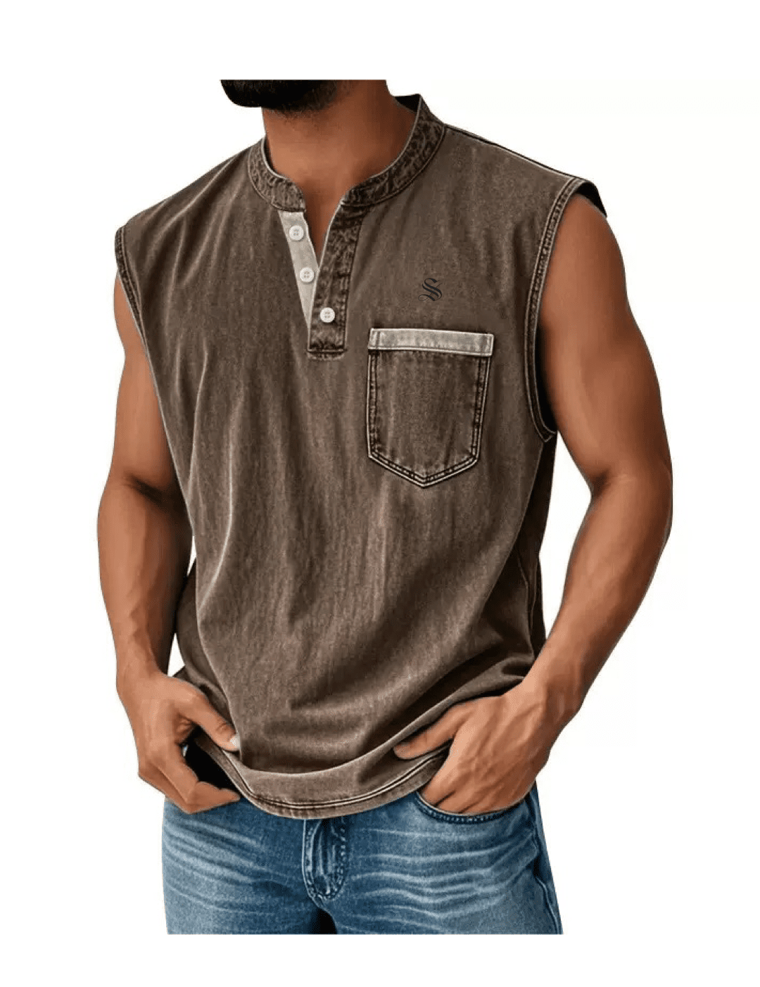 Otag 21 - Tank Top for Men - Sarman Fashion - Wholesale Clothing Fashion Brand for Men from Canada