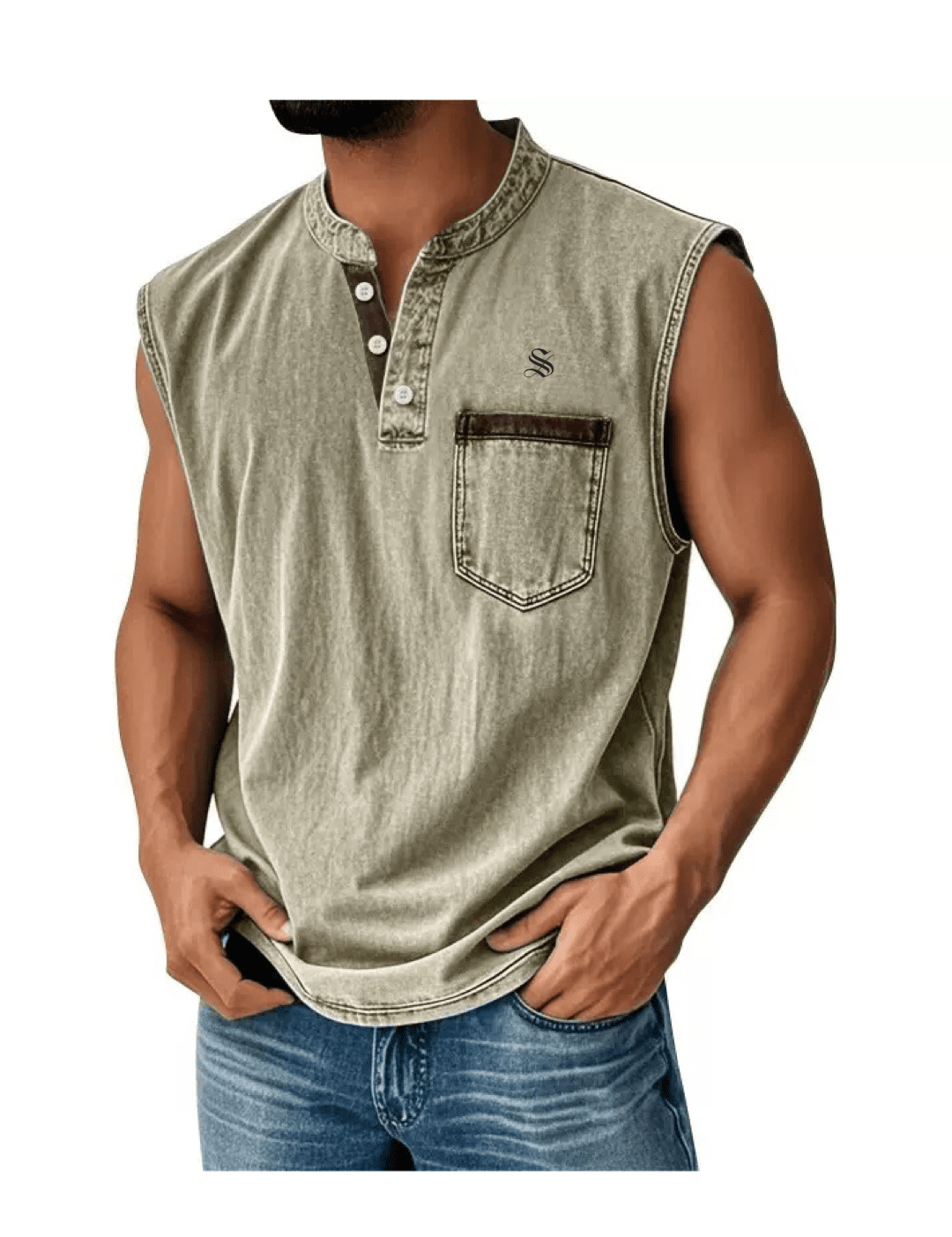 Otag 21 - Tank Top for Men - Sarman Fashion - Wholesale Clothing Fashion Brand for Men from Canada