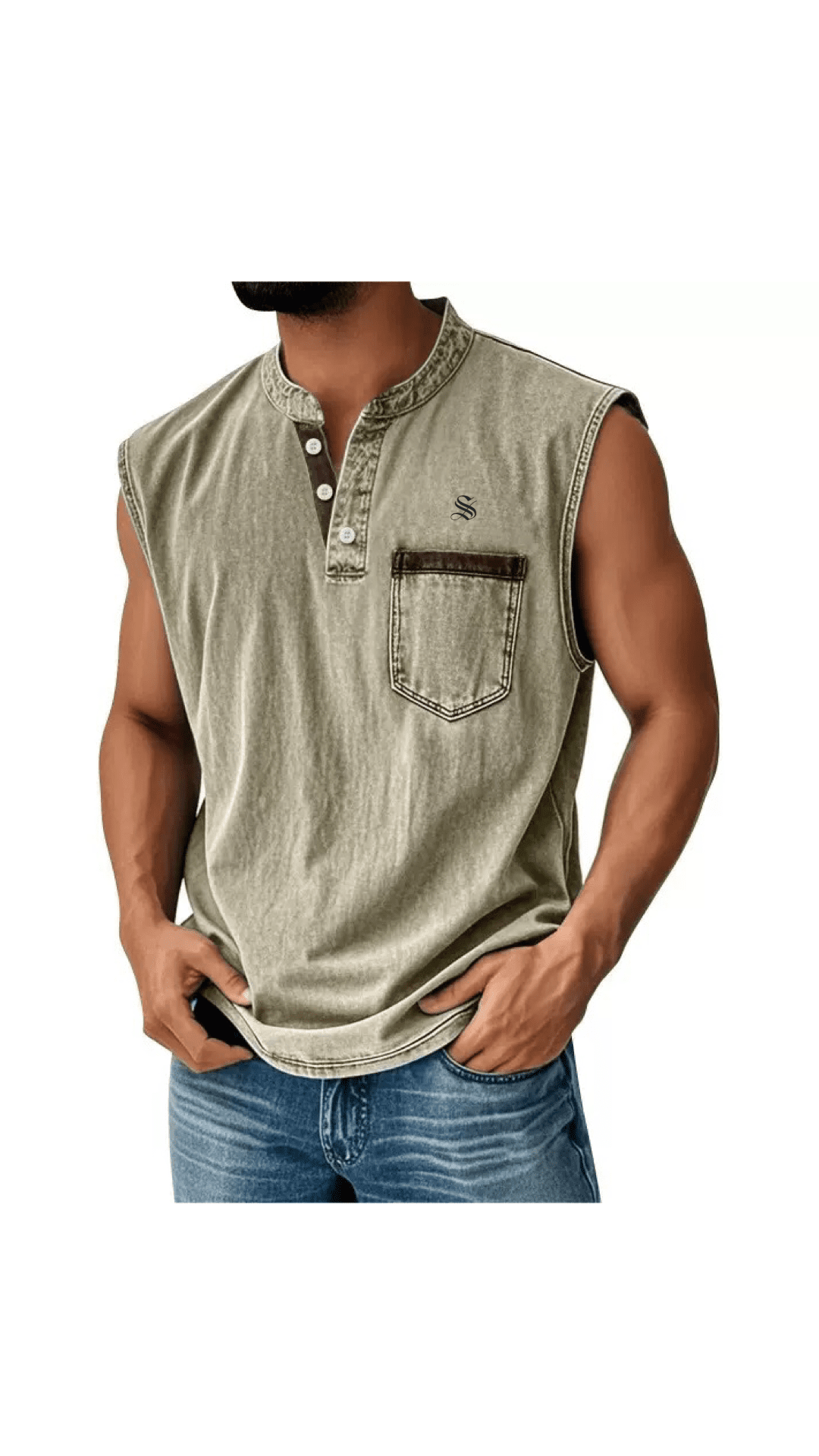 Otag 21 - Tank Top for Men - Sarman Fashion - Wholesale Clothing Fashion Brand for Men from Canada