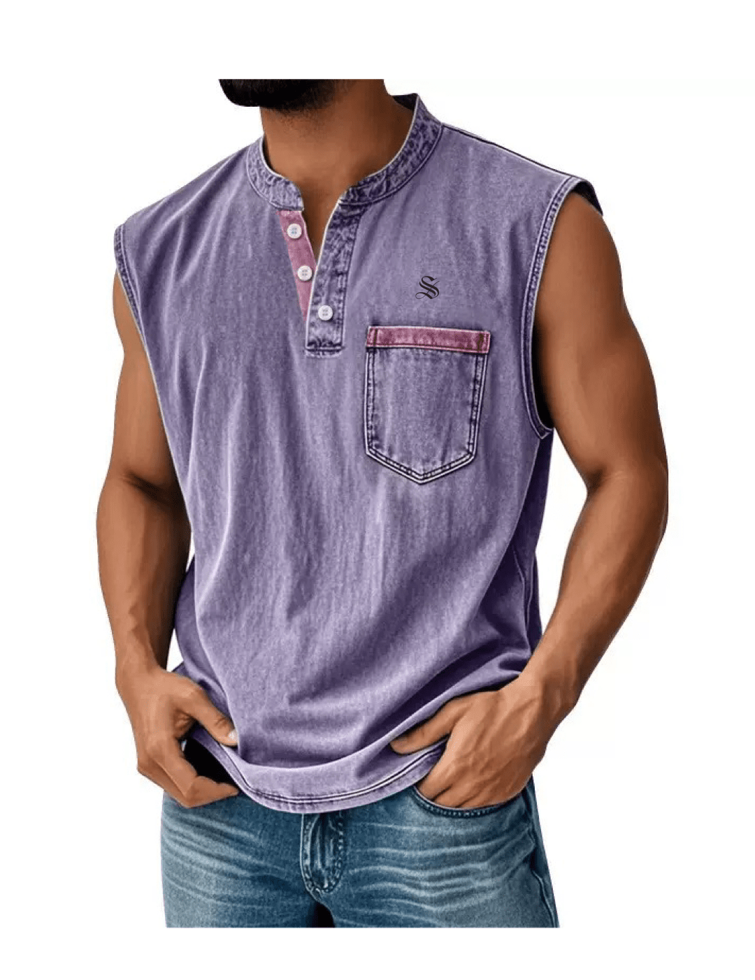 Otag 21 - Tank Top for Men - Sarman Fashion - Wholesale Clothing Fashion Brand for Men from Canada