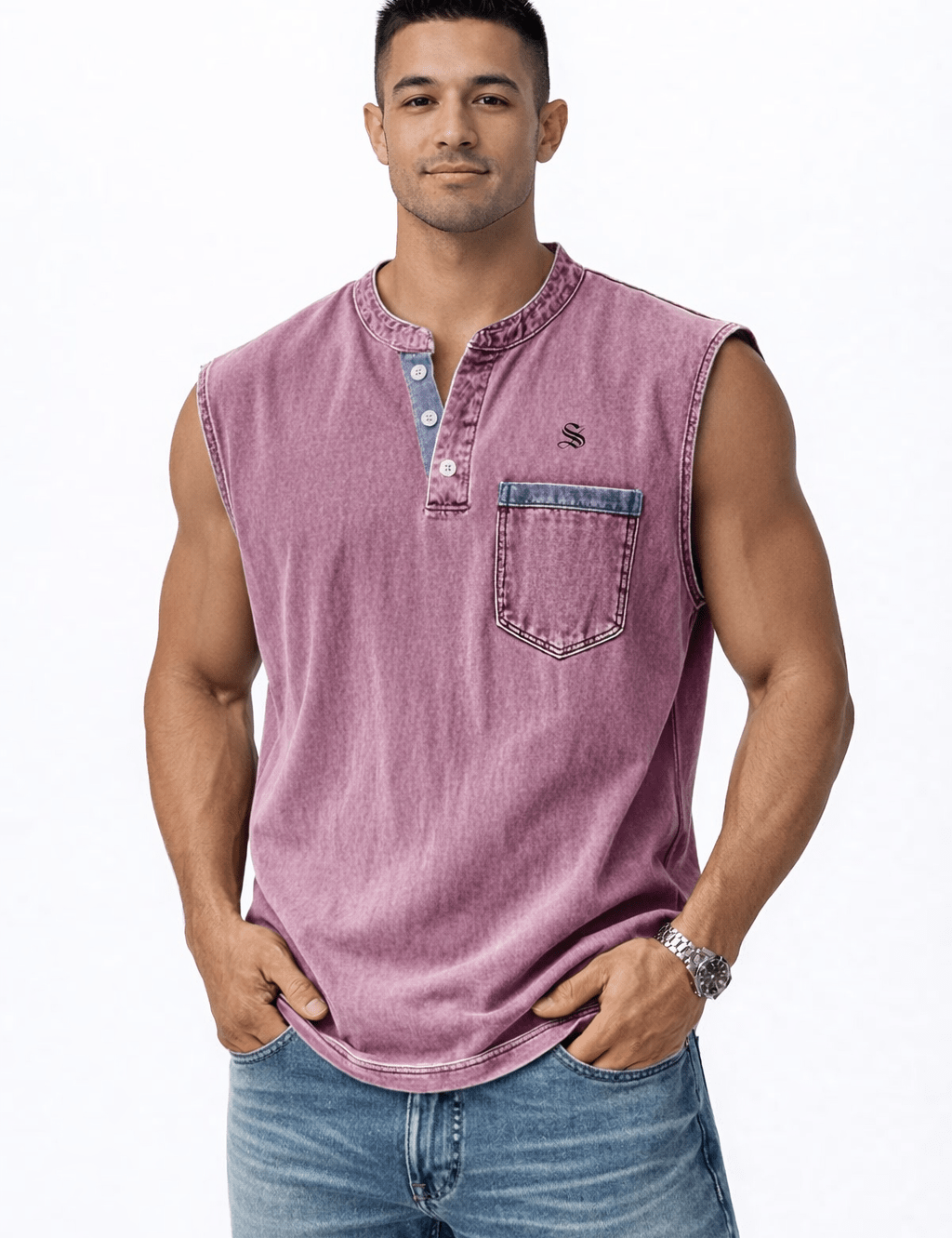 Otag 21 - Tank Top for Men - Sarman Fashion - Wholesale Clothing Fashion Brand for Men from Canada