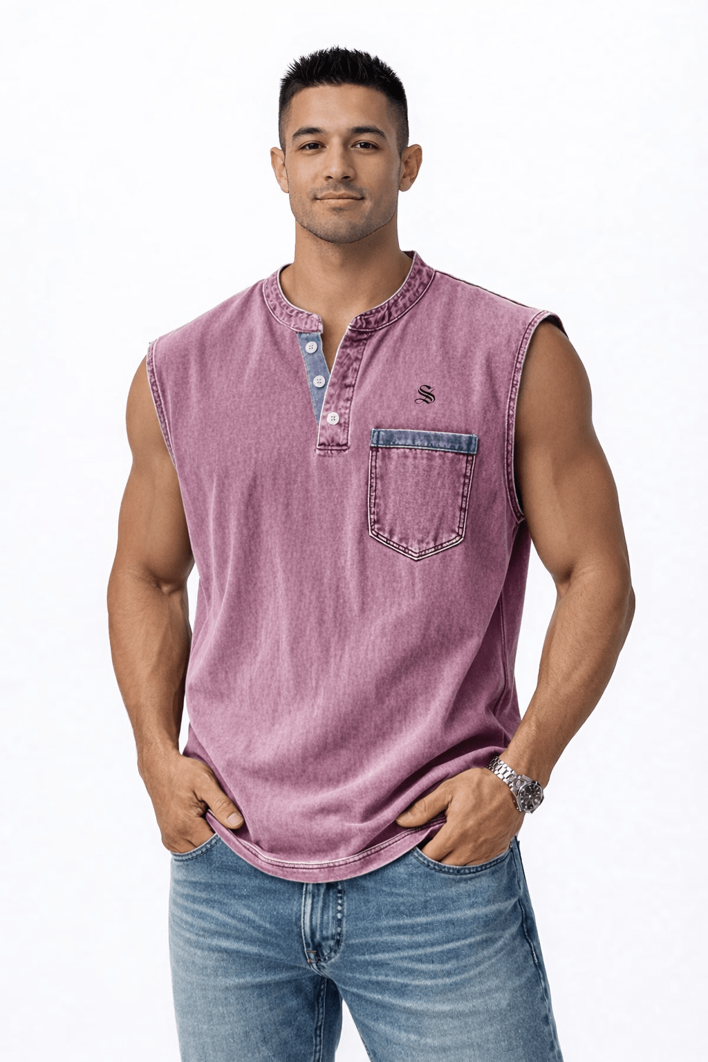 Otag 21 - Tank Top for Men - Sarman Fashion - Wholesale Clothing Fashion Brand for Men from Canada