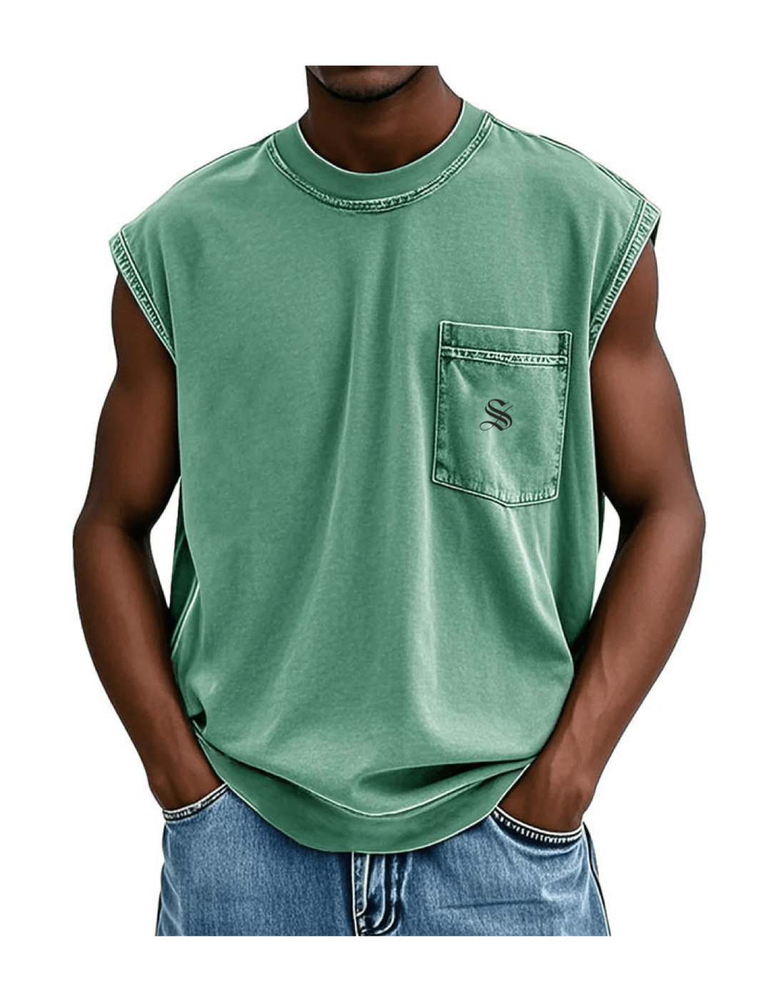 Otag - Tank Top for Men - Sarman Fashion - Wholesale Clothing Fashion Brand for Men from Canada