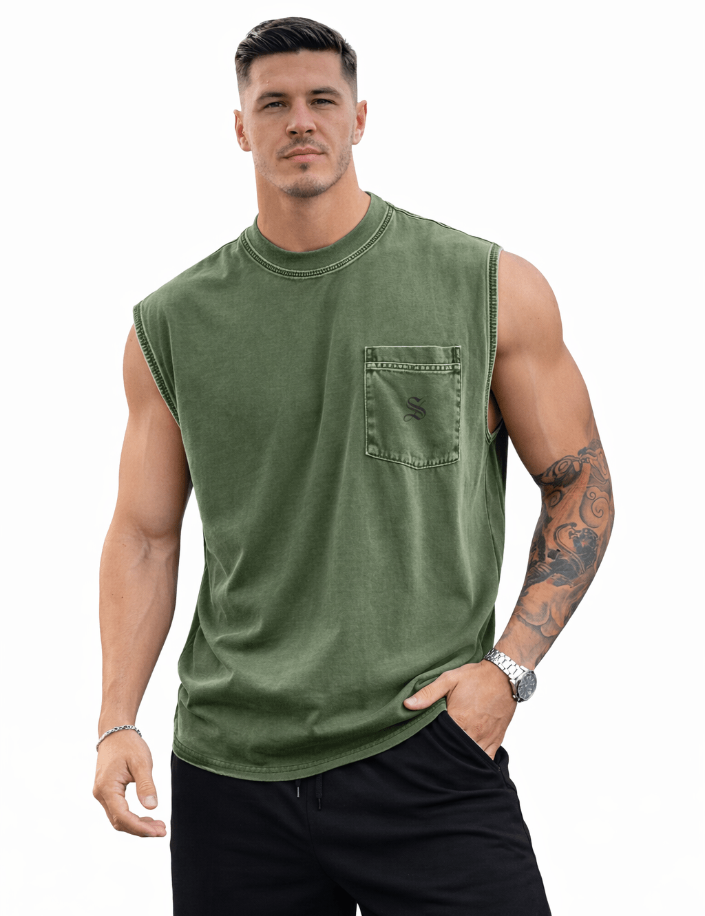 Otag - Tank Top for Men - Sarman Fashion - Wholesale Clothing Fashion Brand for Men from Canada