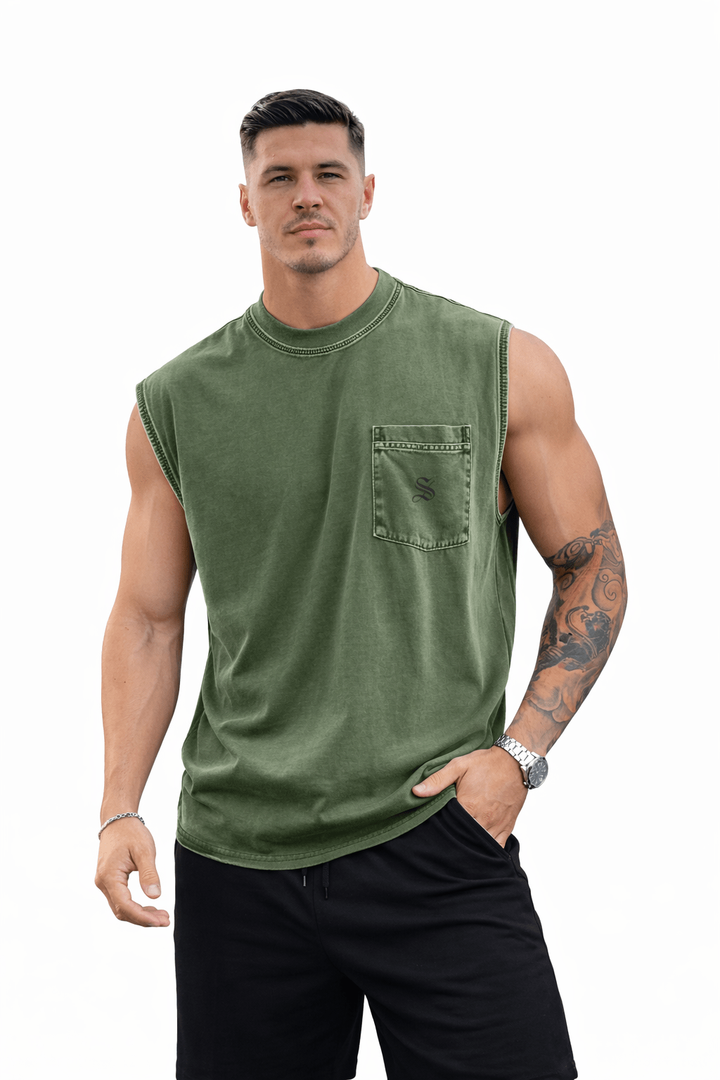 Otag - Tank Top for Men - Sarman Fashion - Wholesale Clothing Fashion Brand for Men from Canada