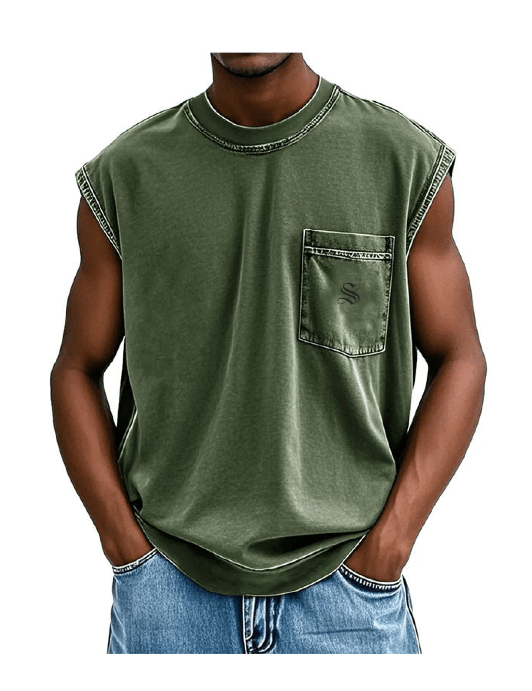 Otag - Tank Top for Men - Sarman Fashion - Wholesale Clothing Fashion Brand for Men from Canada