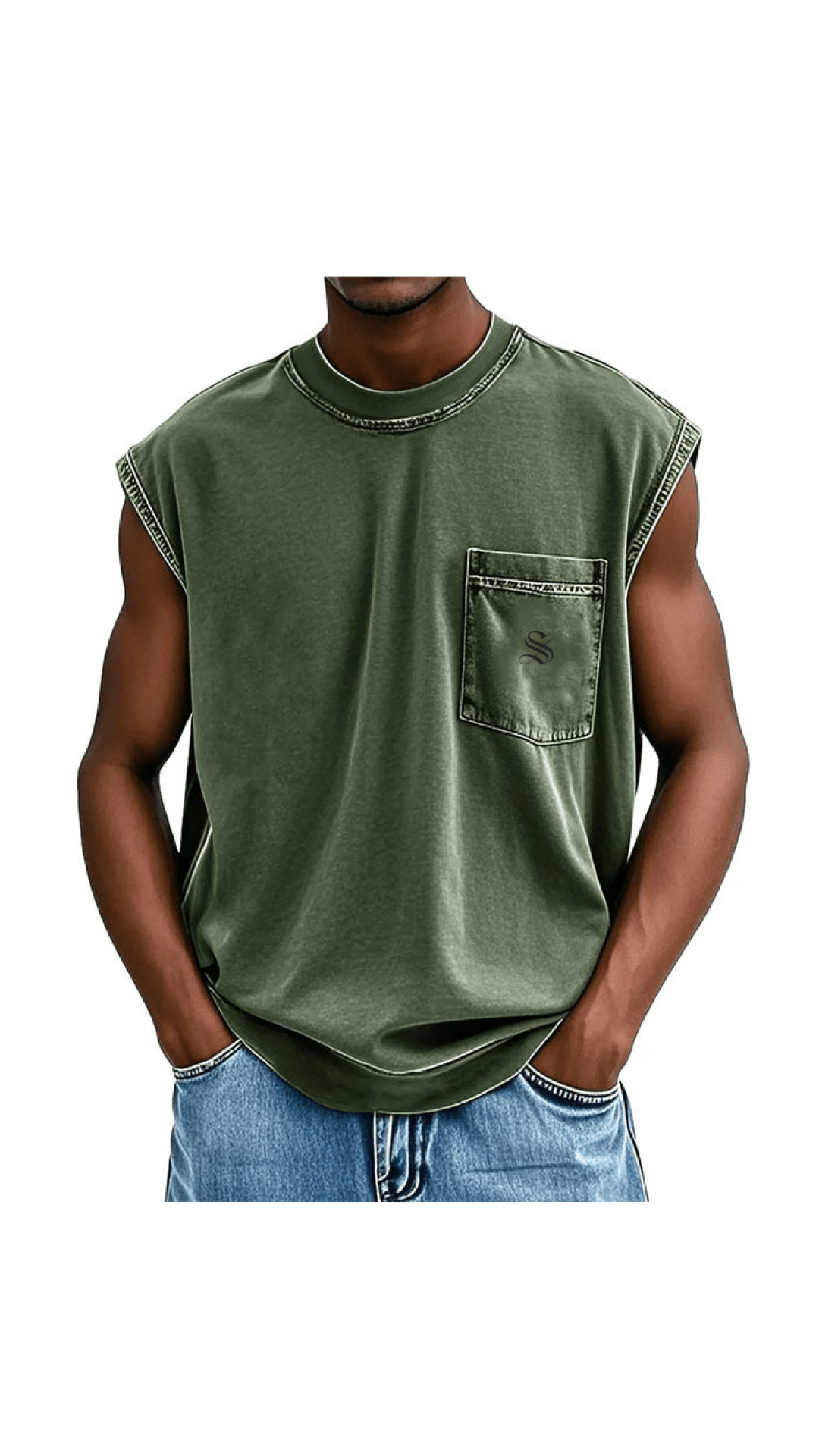 Otag - Tank Top for Men - Sarman Fashion - Wholesale Clothing Fashion Brand for Men from Canada
