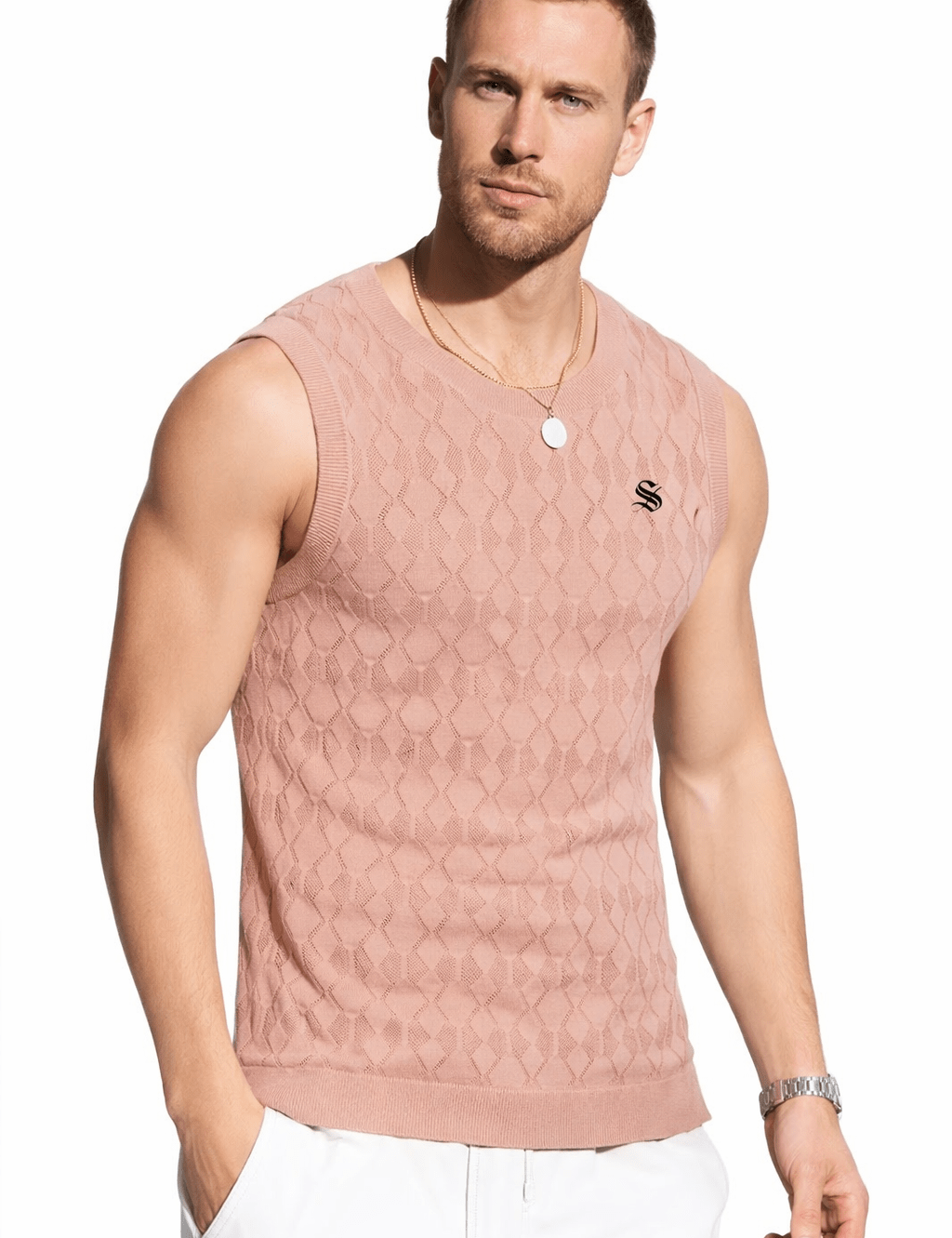 Otiz 2 - Tank Top for Men - Sarman Fashion - Wholesale Clothing Fashion Brand for Men from Canada