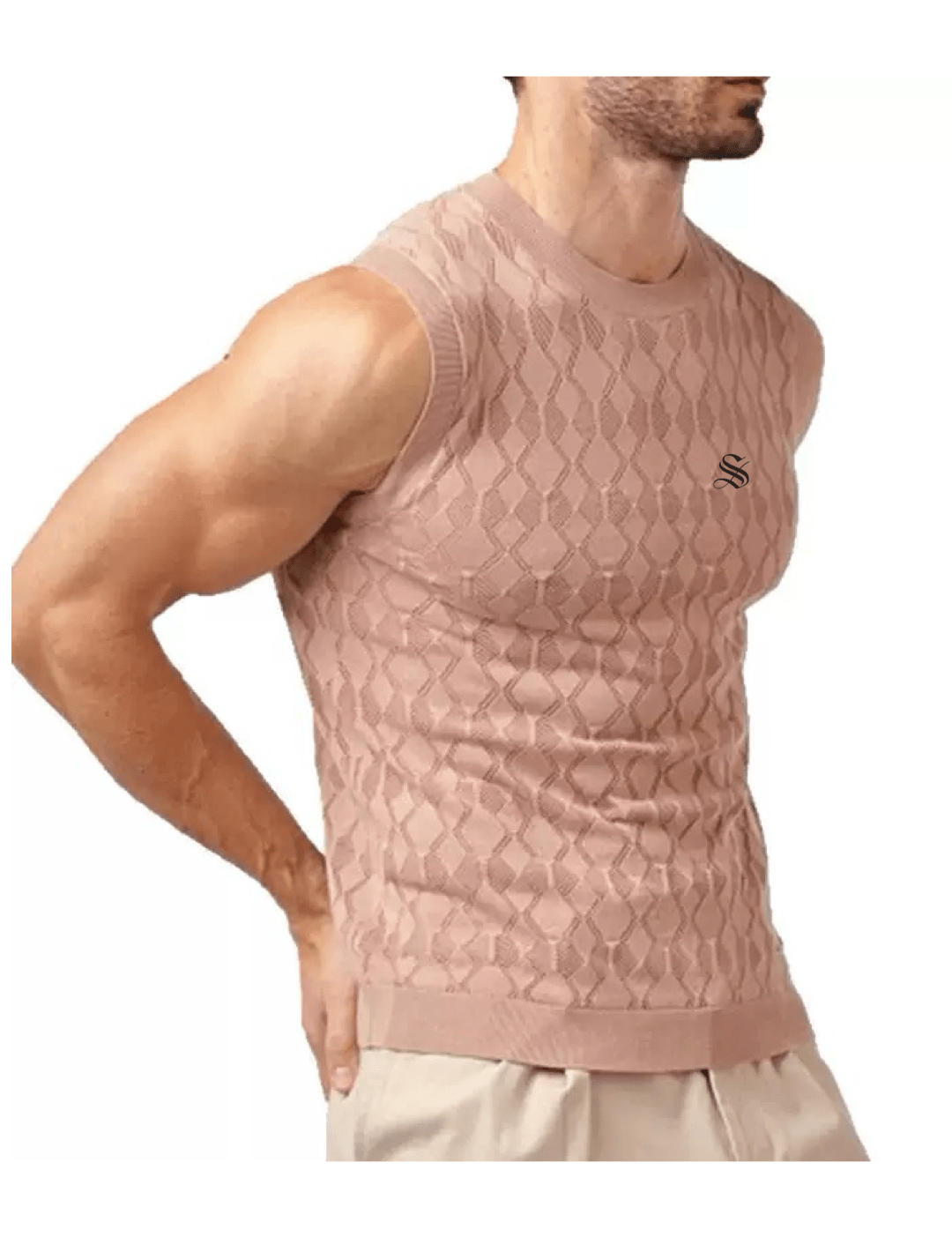 Otiz 2 - Tank Top for Men - Sarman Fashion - Wholesale Clothing Fashion Brand for Men from Canada
