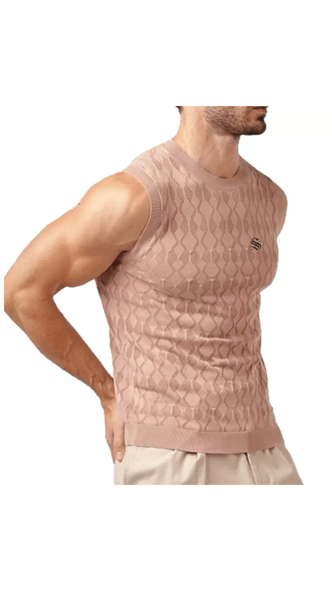Otiz 2 - Tank Top for Men - Sarman Fashion - Wholesale Clothing Fashion Brand for Men from Canada