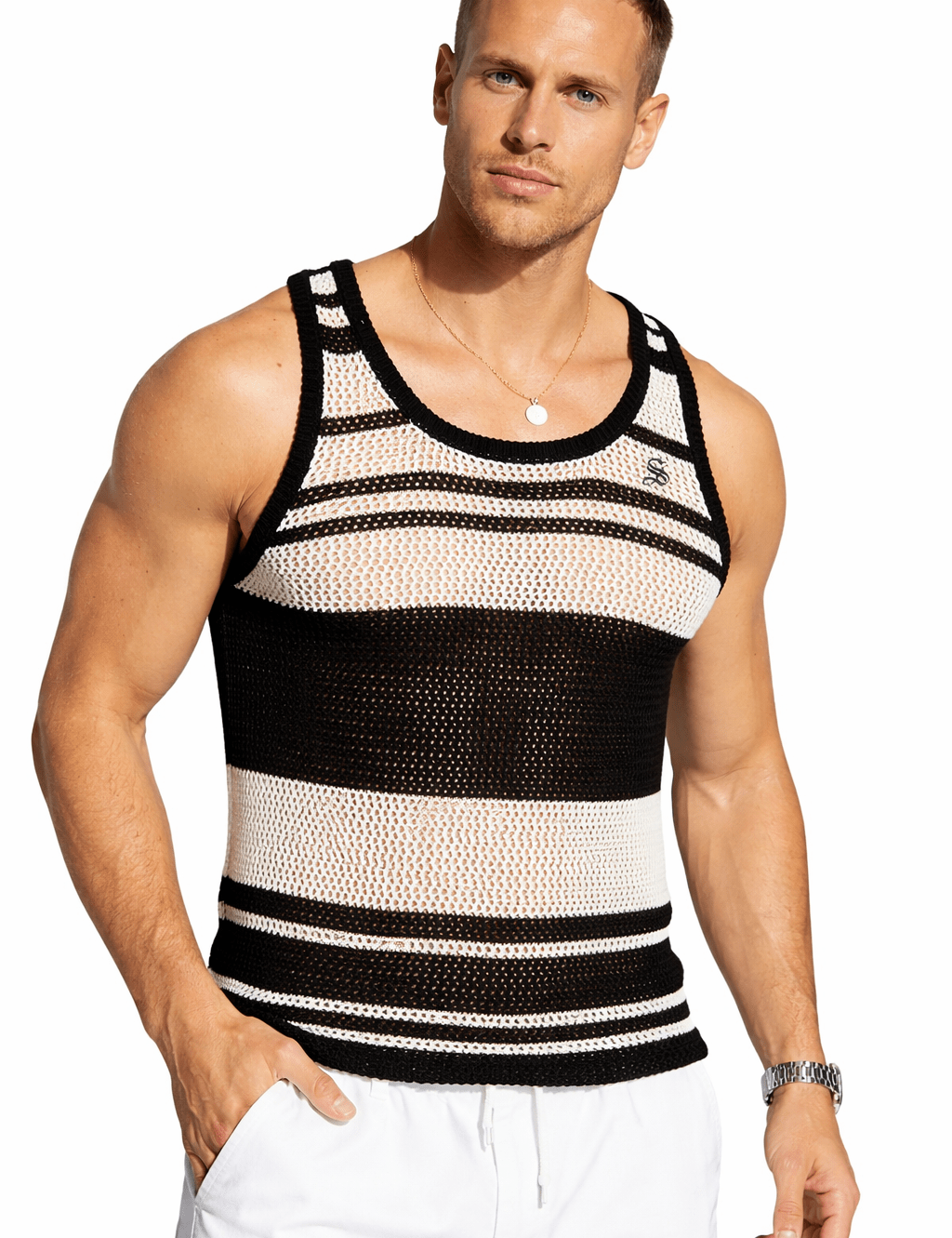 Otiz 3 - Tank Top for Men - Sarman Fashion - Wholesale Clothing Fashion Brand for Men from Canada