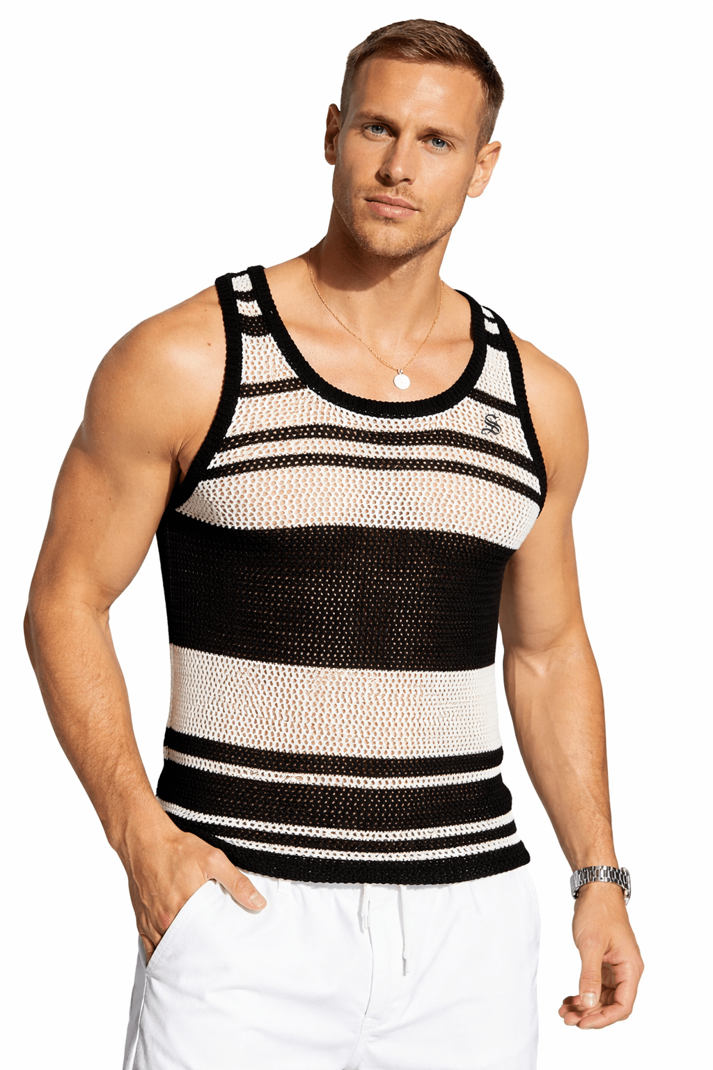 Otiz 3 - Tank Top for Men - Sarman Fashion - Wholesale Clothing Fashion Brand for Men from Canada