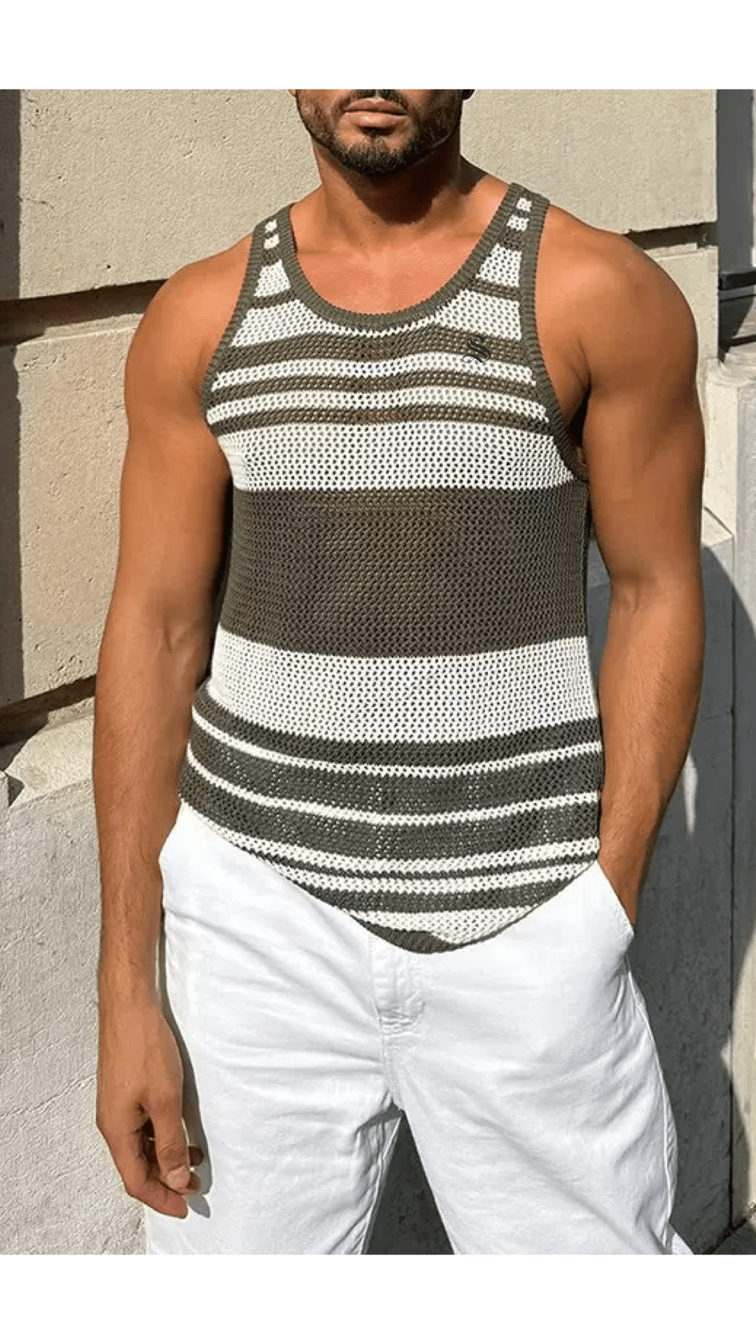 Otiz 3 - Tank Top for Men - Sarman Fashion - Wholesale Clothing Fashion Brand for Men from Canada
