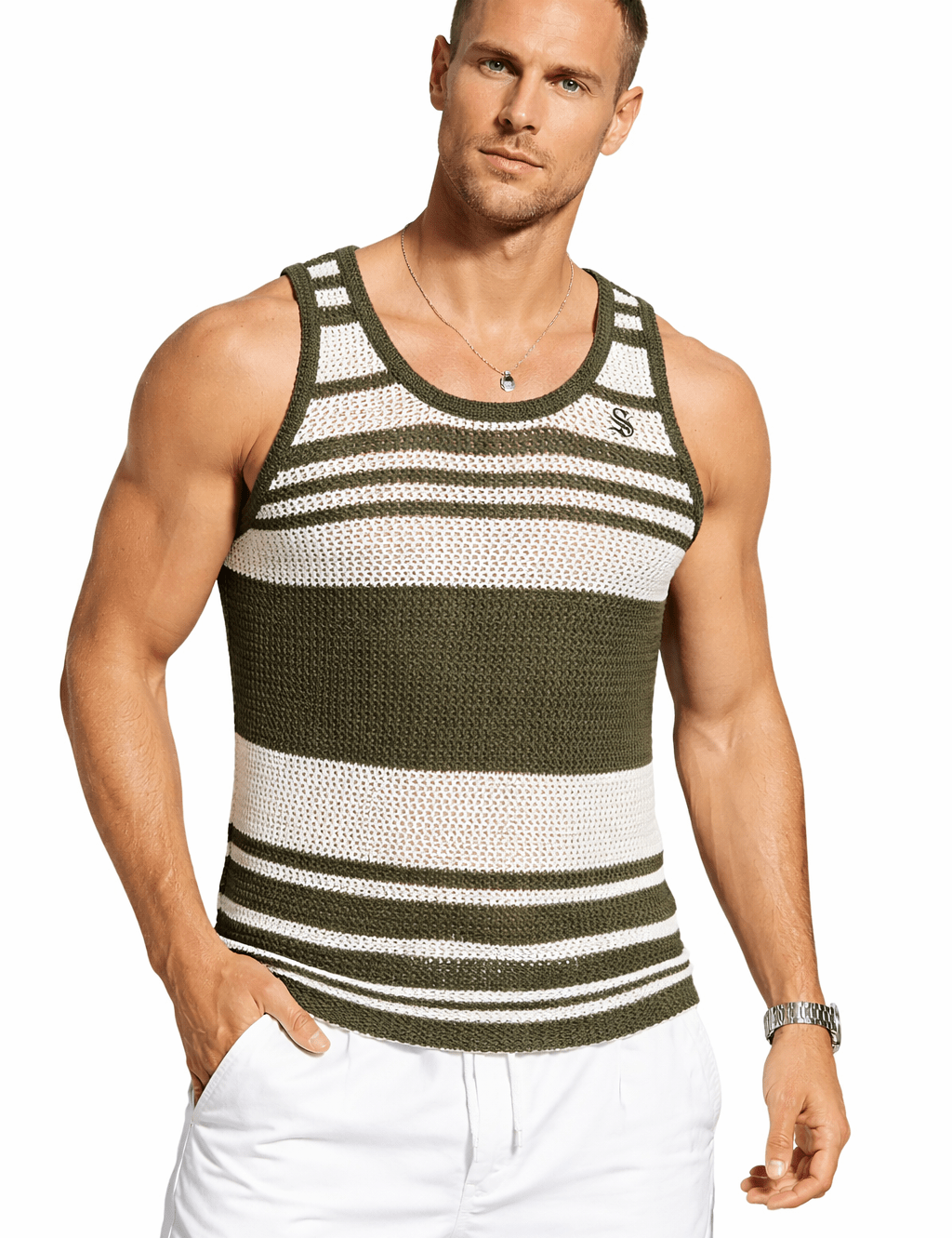 Otiz 3 - Tank Top for Men - Sarman Fashion - Wholesale Clothing Fashion Brand for Men from Canada