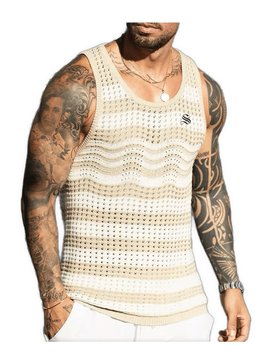 Otiz - Tank Top for Men - Sarman Fashion - Wholesale Clothing Fashion Brand for Men from Canada