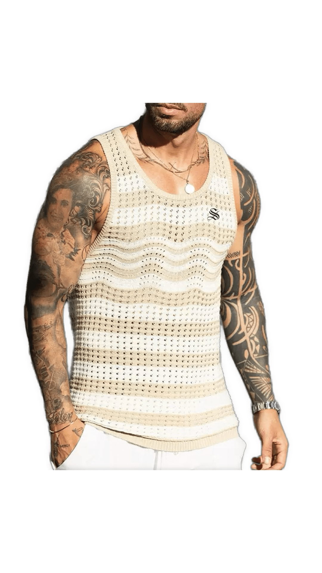 Otiz - Tank Top for Men - Sarman Fashion - Wholesale Clothing Fashion Brand for Men from Canada