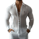 Ouzma - Long Sleeves Shirt for Men - Sarman Fashion - Wholesale Clothing Fashion Brand for Men from Canada