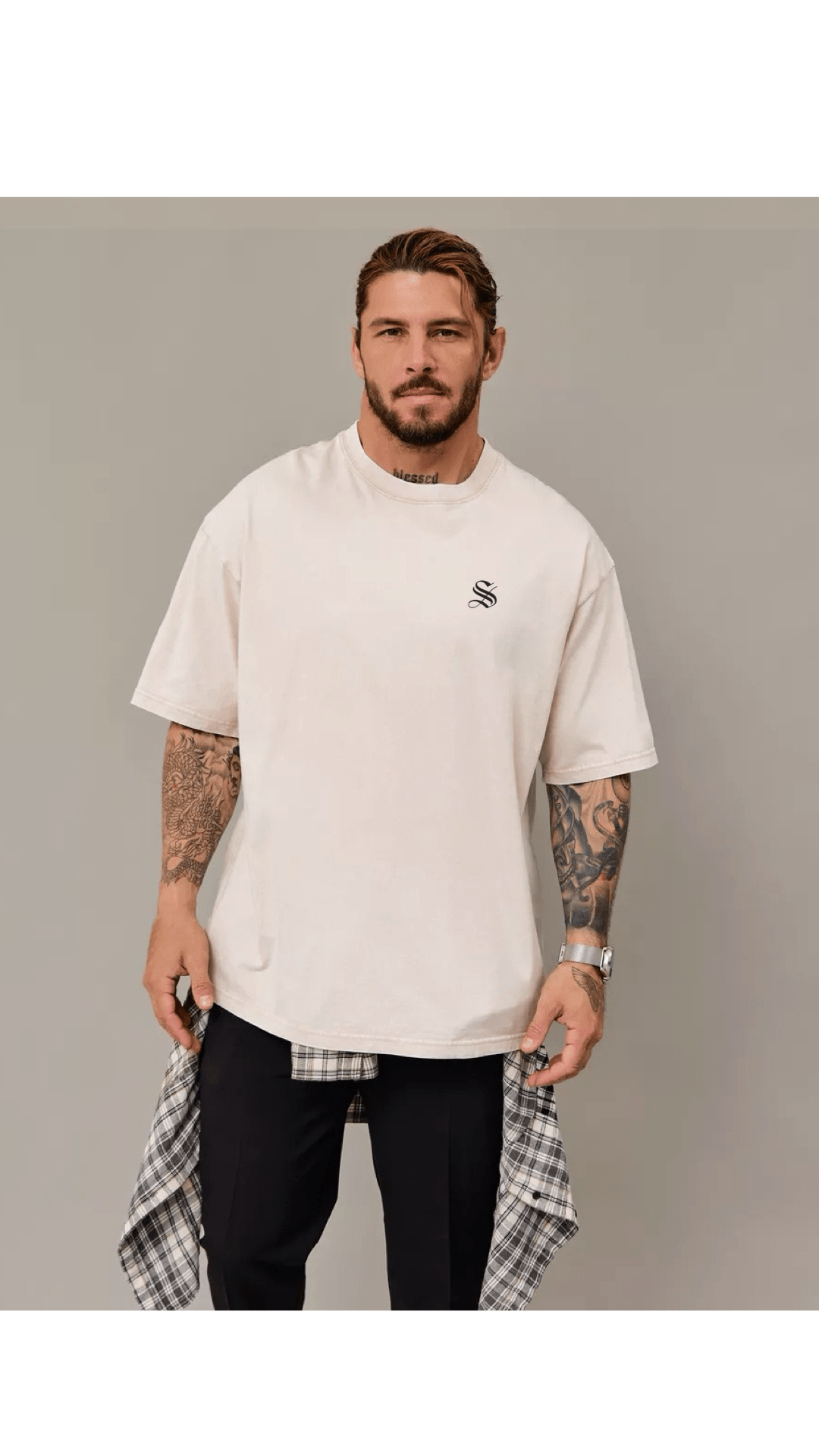 OVR - Oversize T-shirt for Men - Sarman Fashion - Wholesale Clothing Fashion Brand for Men from Canada