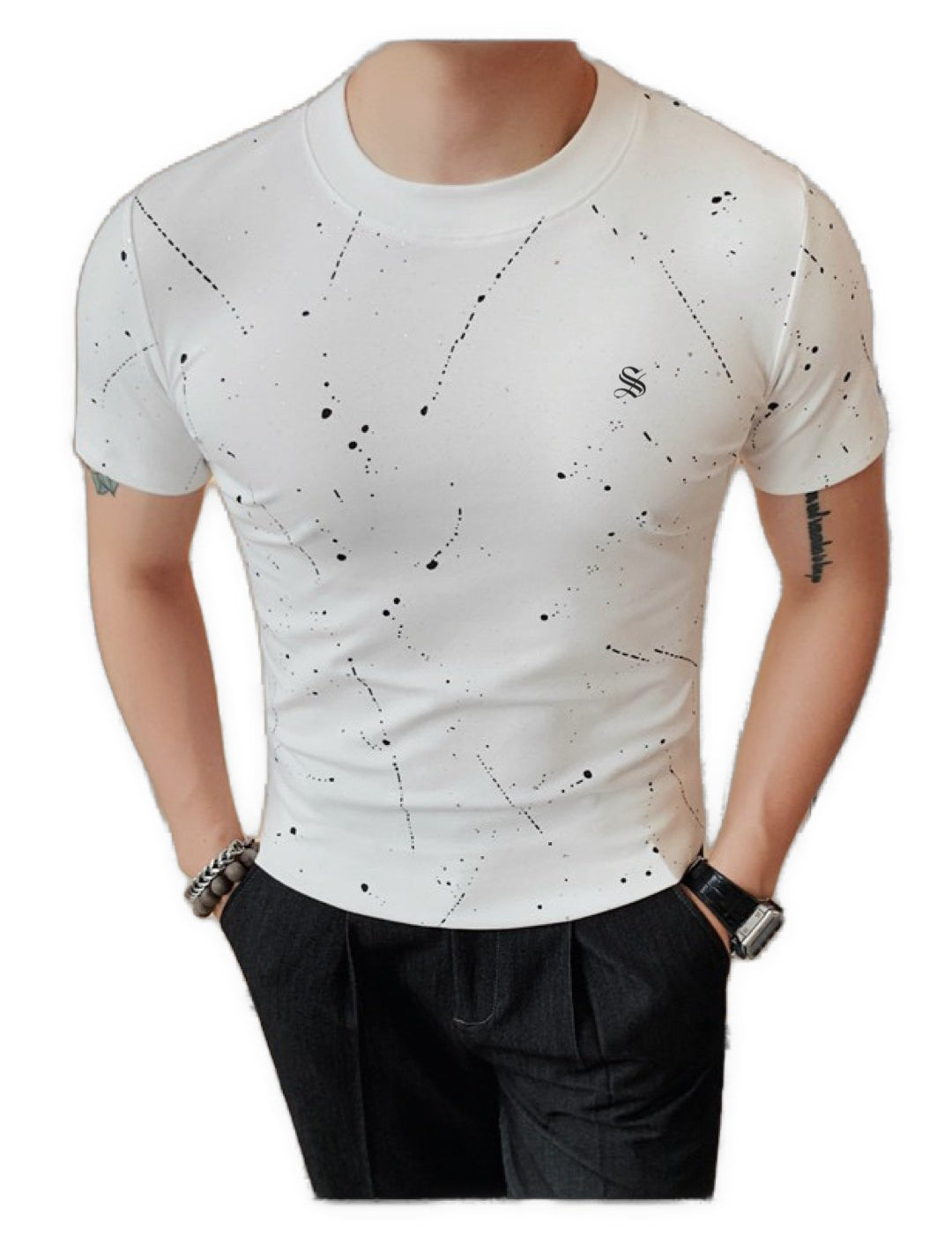 Paintura - Men’s t-shirt - Sarman Fashion - Wholesale Clothing Fashion Brand for Men from Canada
