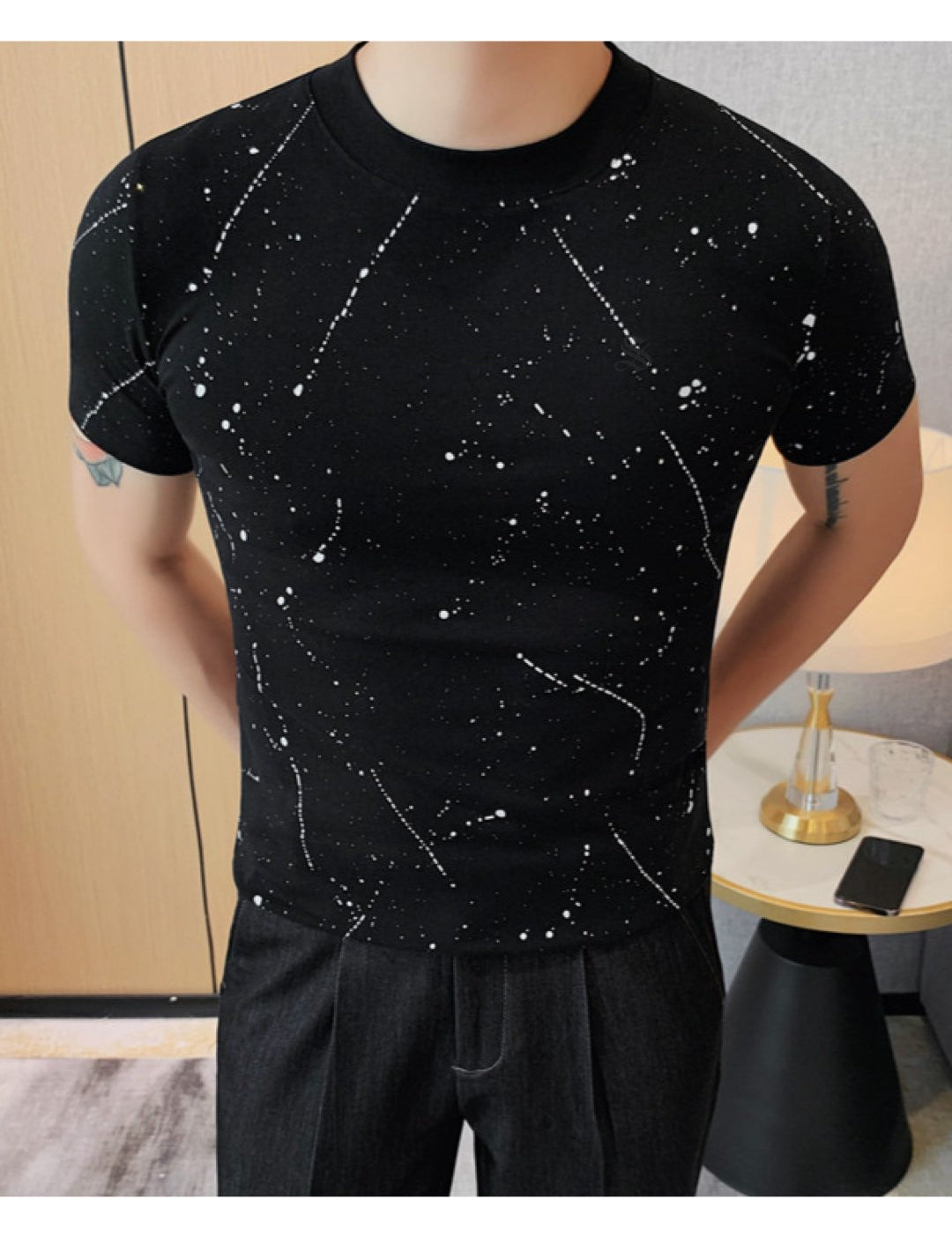 Paintura - Men’s t-shirt - Sarman Fashion - Wholesale Clothing Fashion Brand for Men from Canada