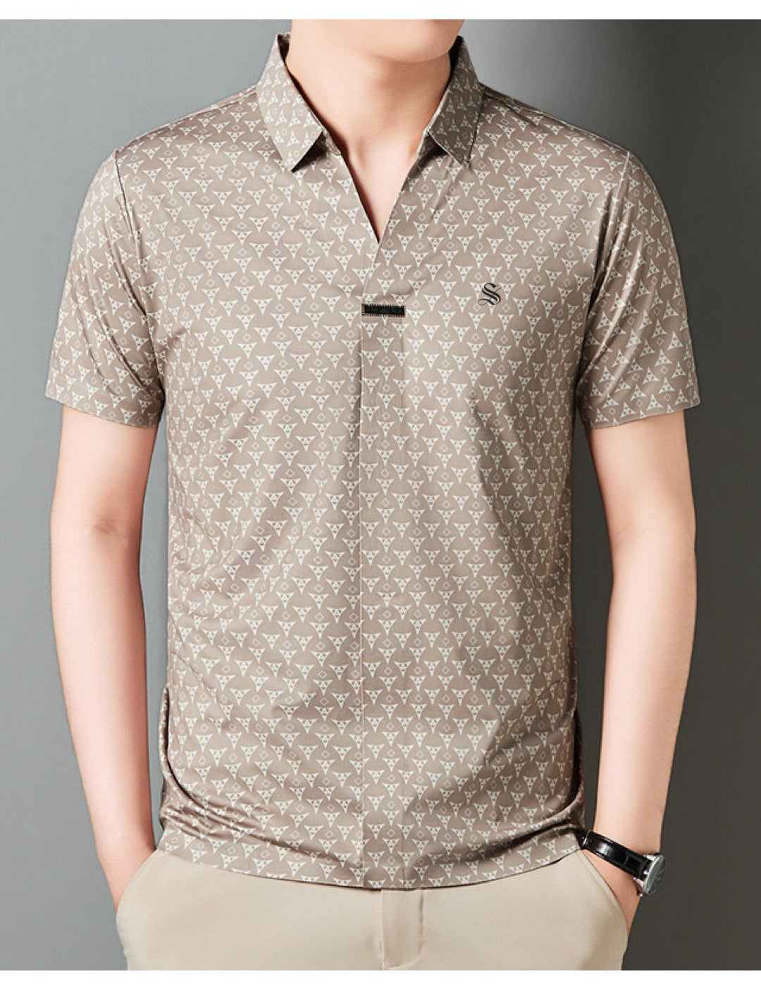 Parc - Short Sleeves Shirt for Men - Sarman Fashion - Wholesale Clothing Fashion Brand for Men from Canada