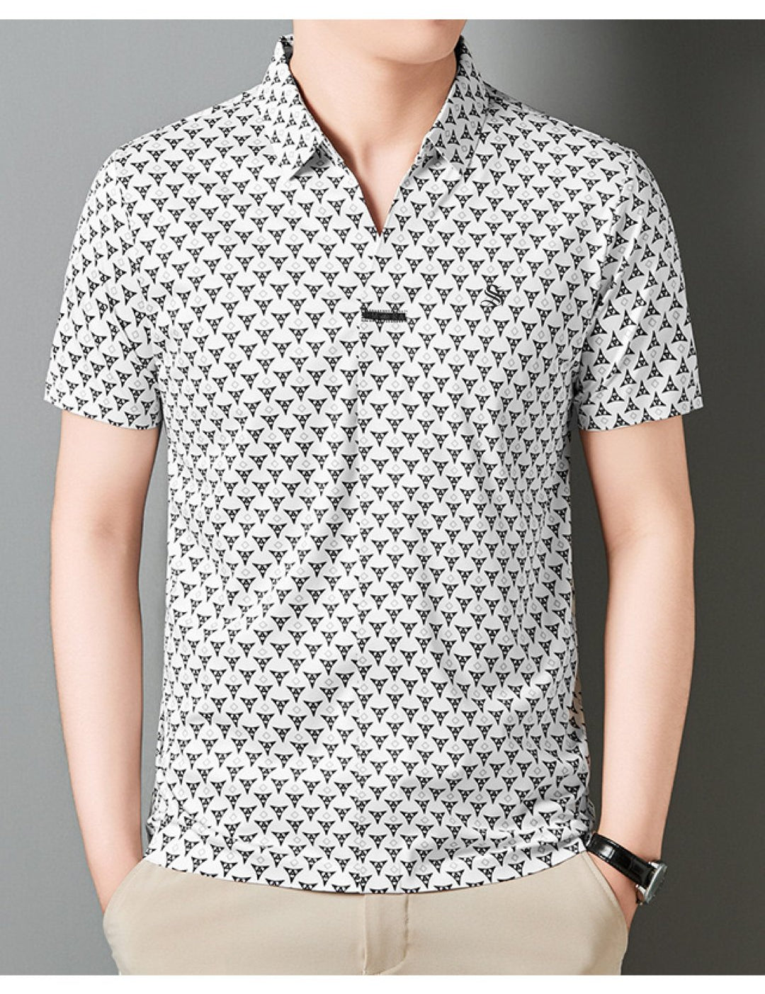 Parc - Short Sleeves Shirt for Men - Sarman Fashion - Wholesale Clothing Fashion Brand for Men from Canada