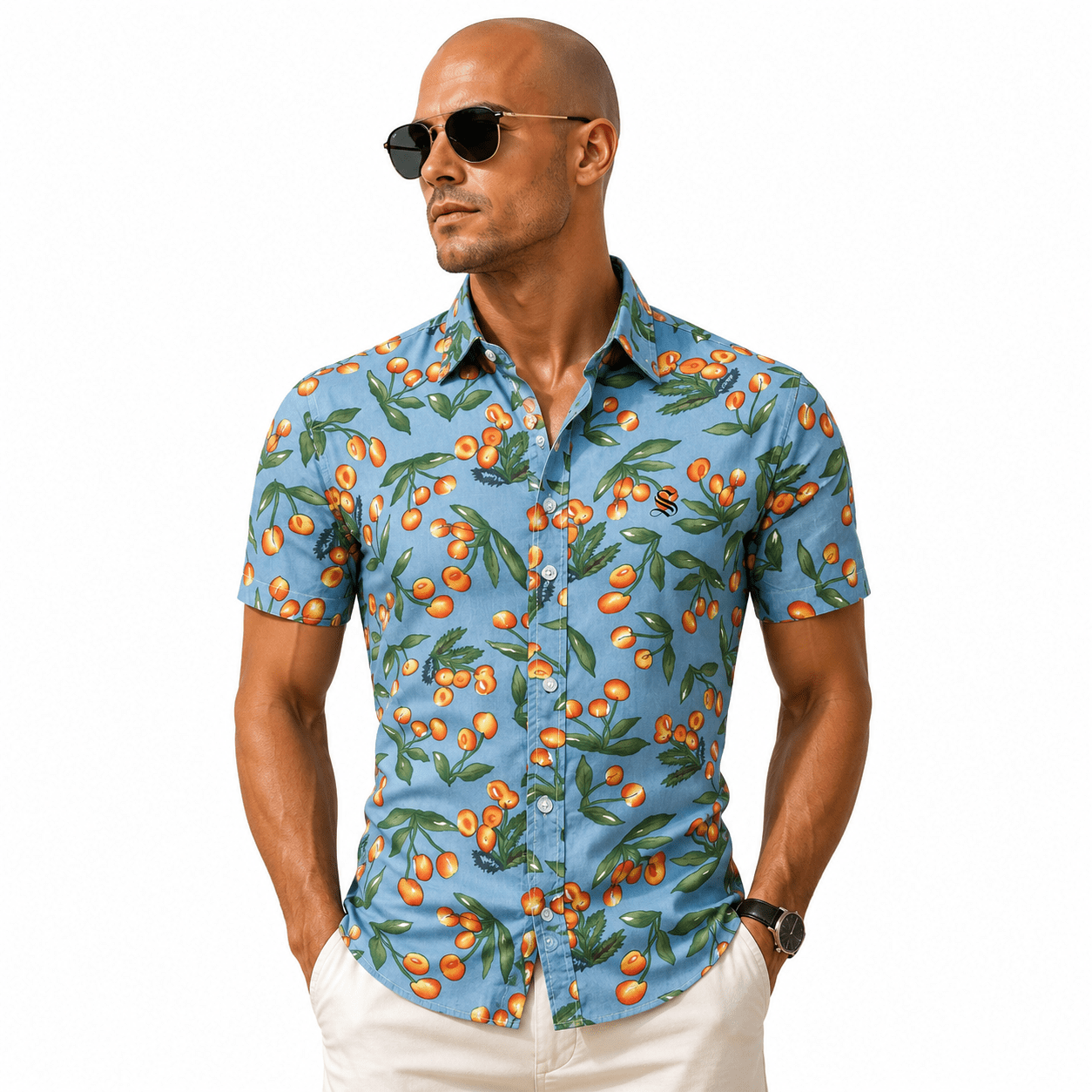 Peopa - Short Sleeves Shirt for Men - Sarman Fashion - Wholesale Clothing Fashion Brand for Men from Canada