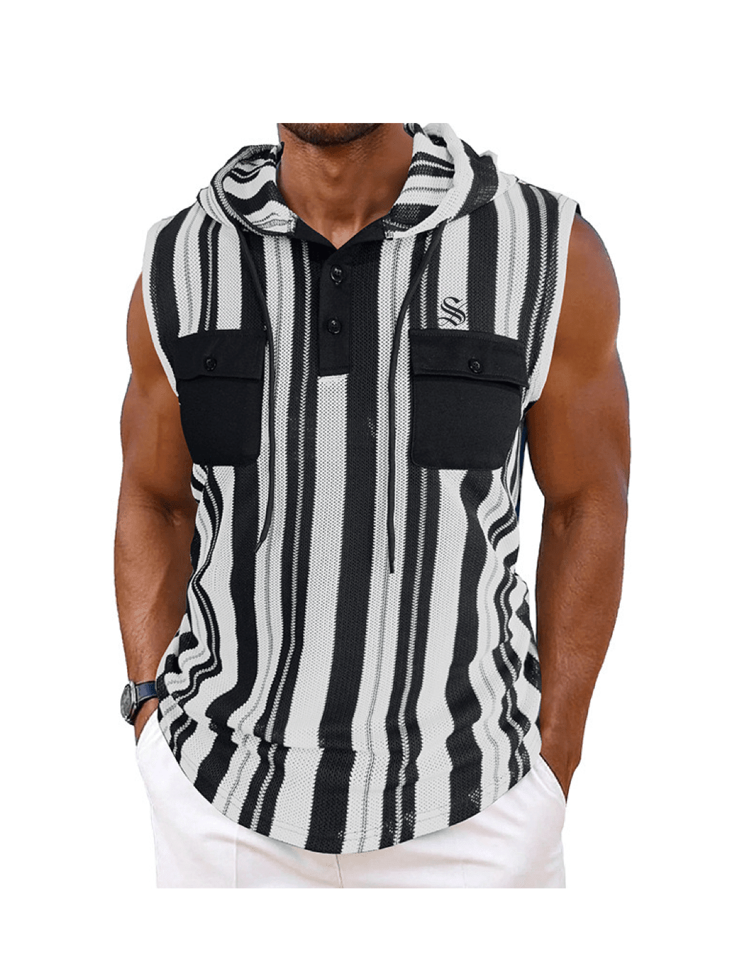 PIC 2 - Tank Top for Men - Sarman Fashion - Wholesale Clothing Fashion Brand for Men from Canada