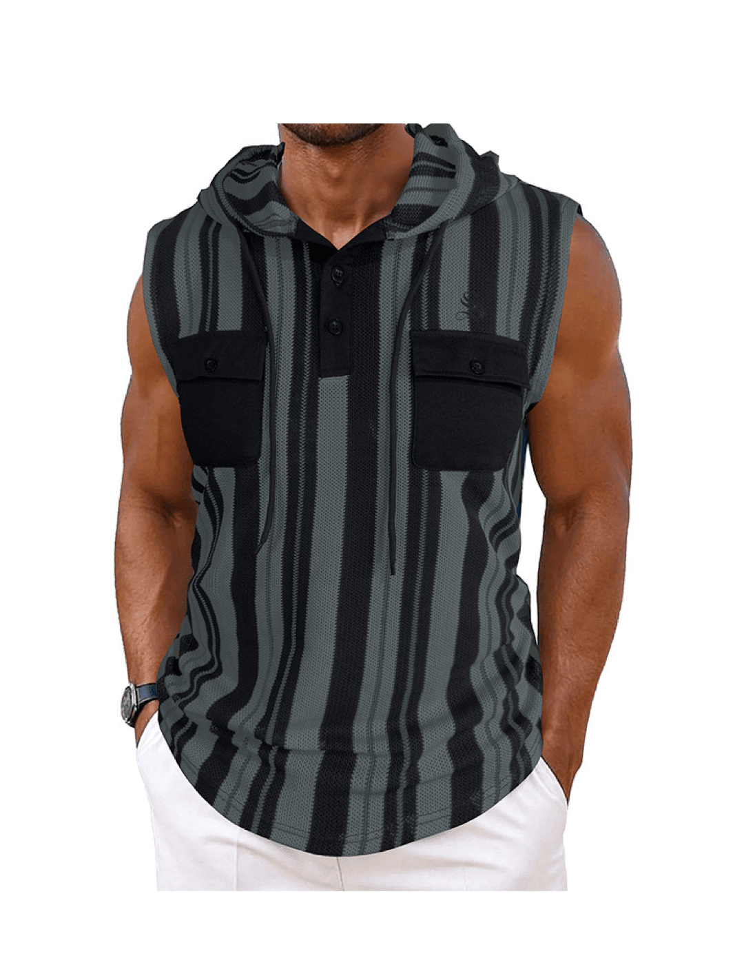 PIC 2 - Tank Top for Men - Sarman Fashion - Wholesale Clothing Fashion Brand for Men from Canada