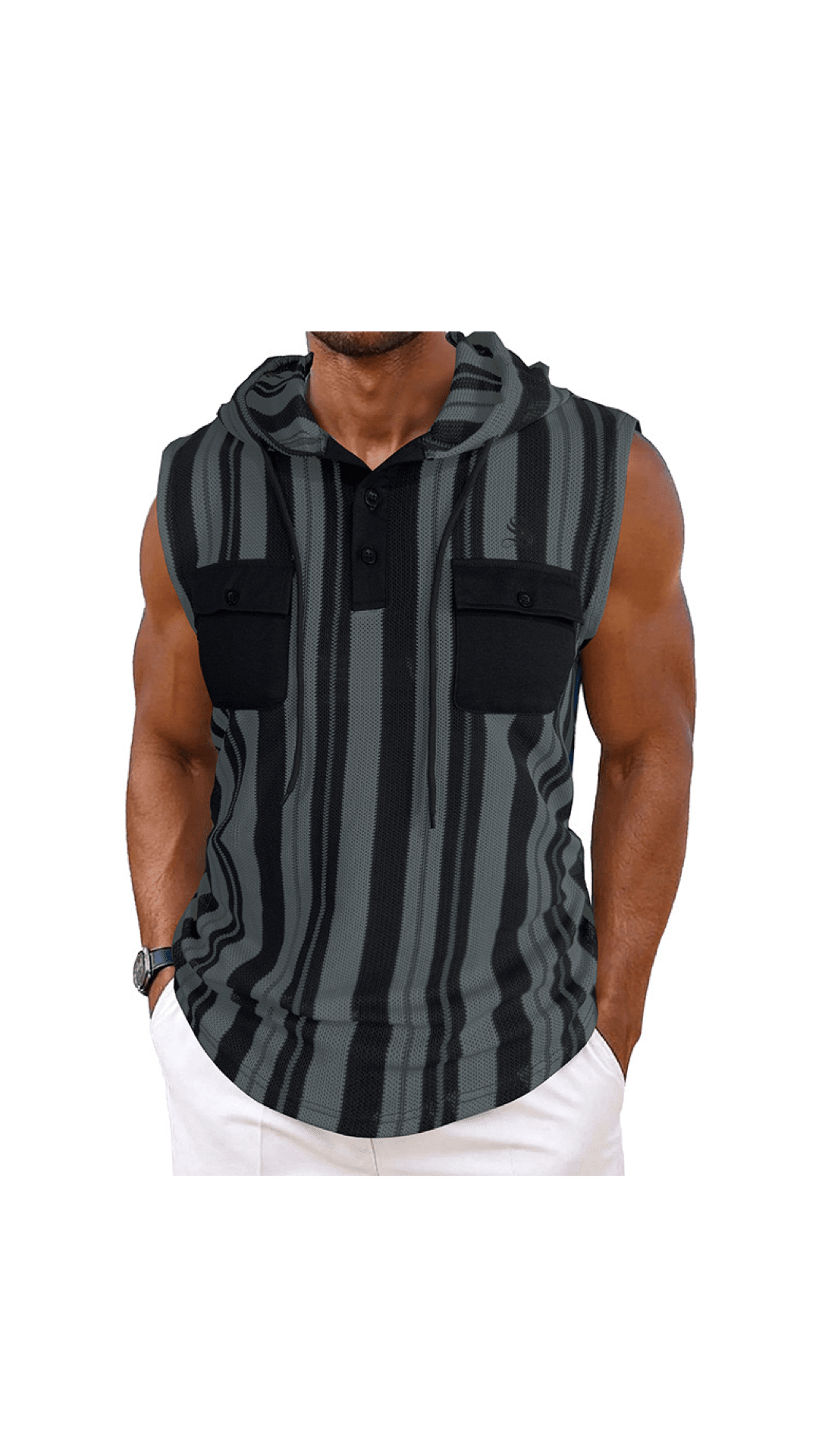 PIC 2 - Tank Top for Men - Sarman Fashion - Wholesale Clothing Fashion Brand for Men from Canada
