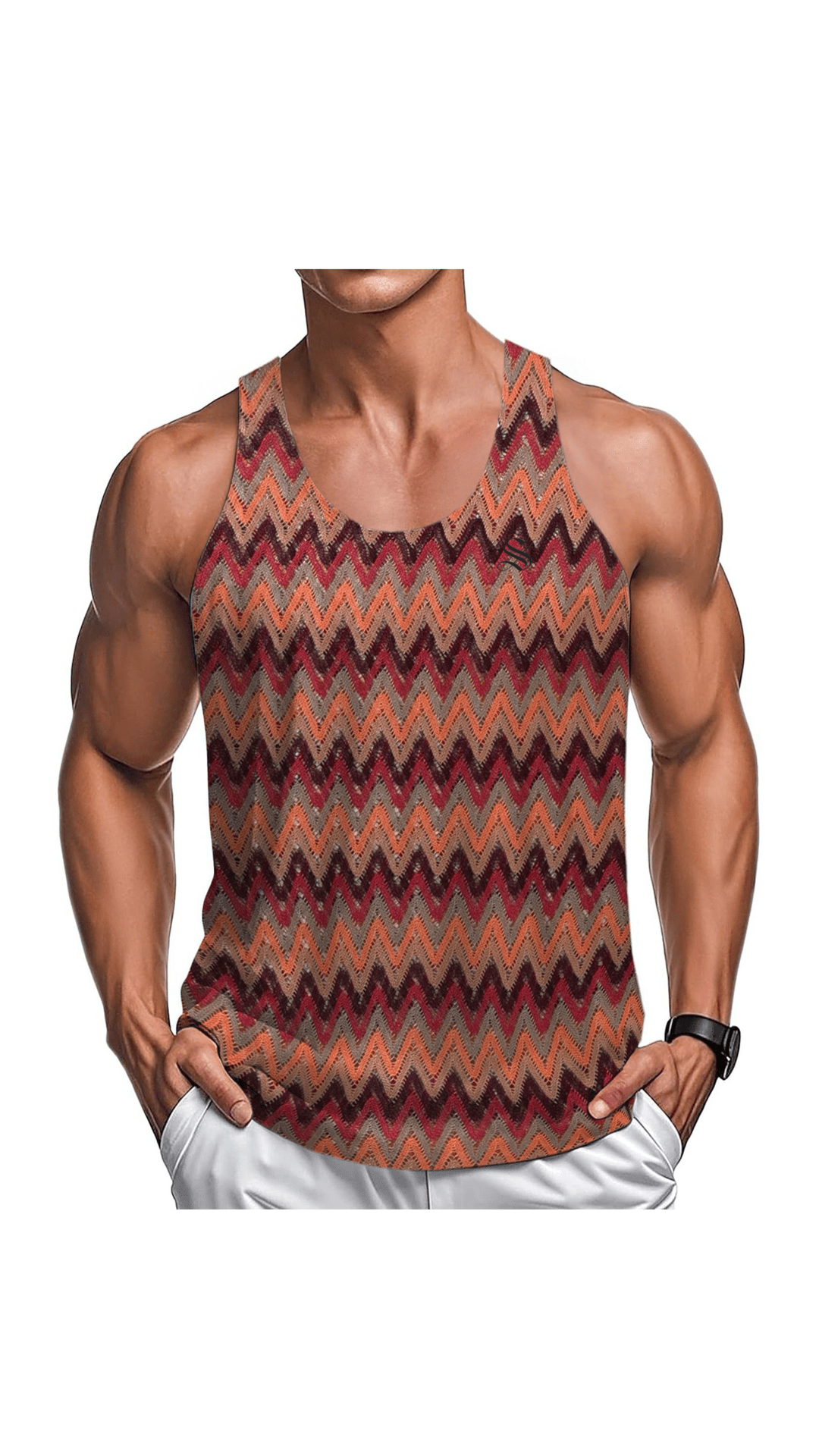 PIKAO 2 - Tank Top for Men - Sarman Fashion - Wholesale Clothing Fashion Brand for Men from Canada